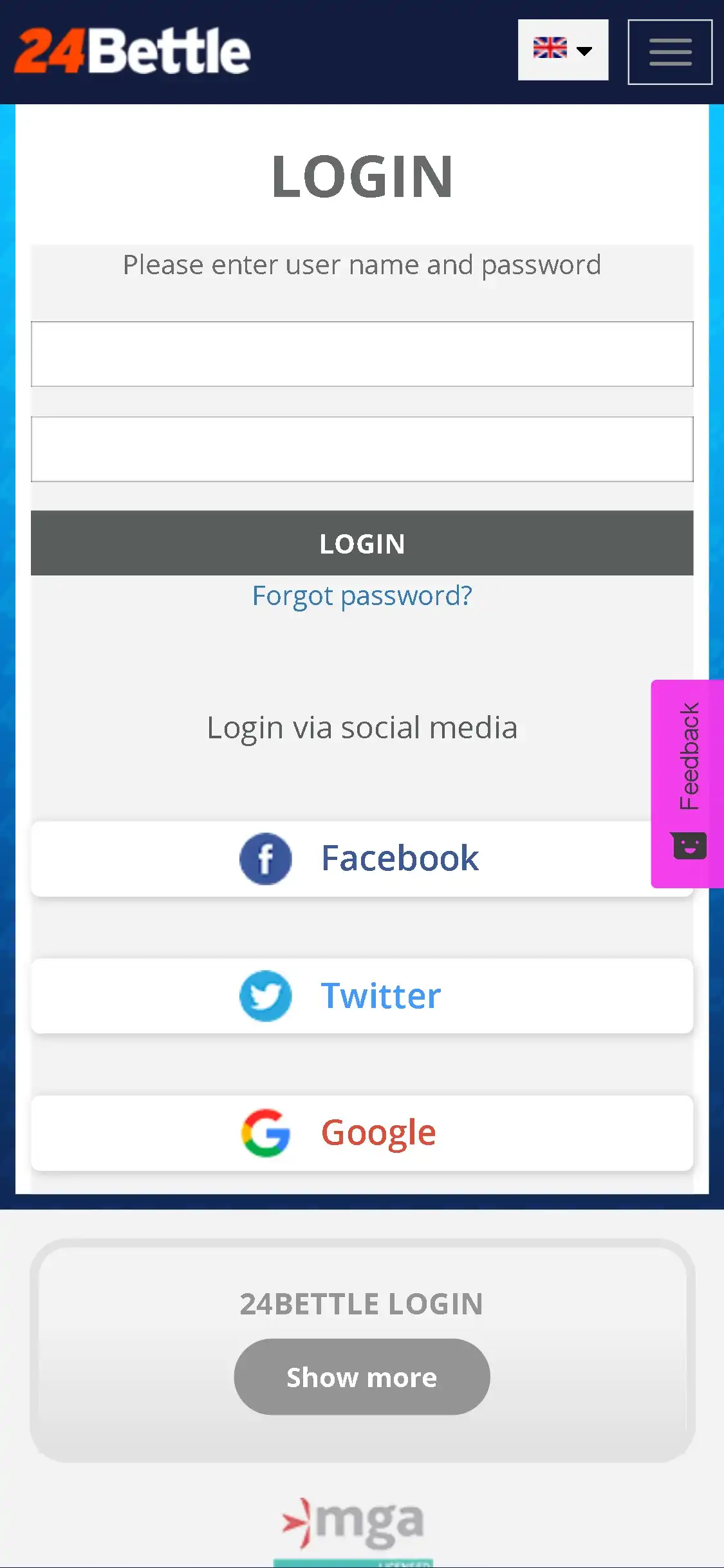 24 Bettle Casino Mobile Login Review