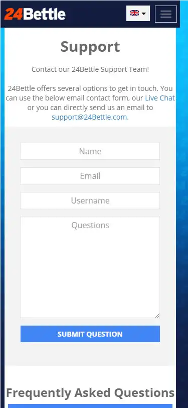 24 Bettle Casino Mobile Support Review