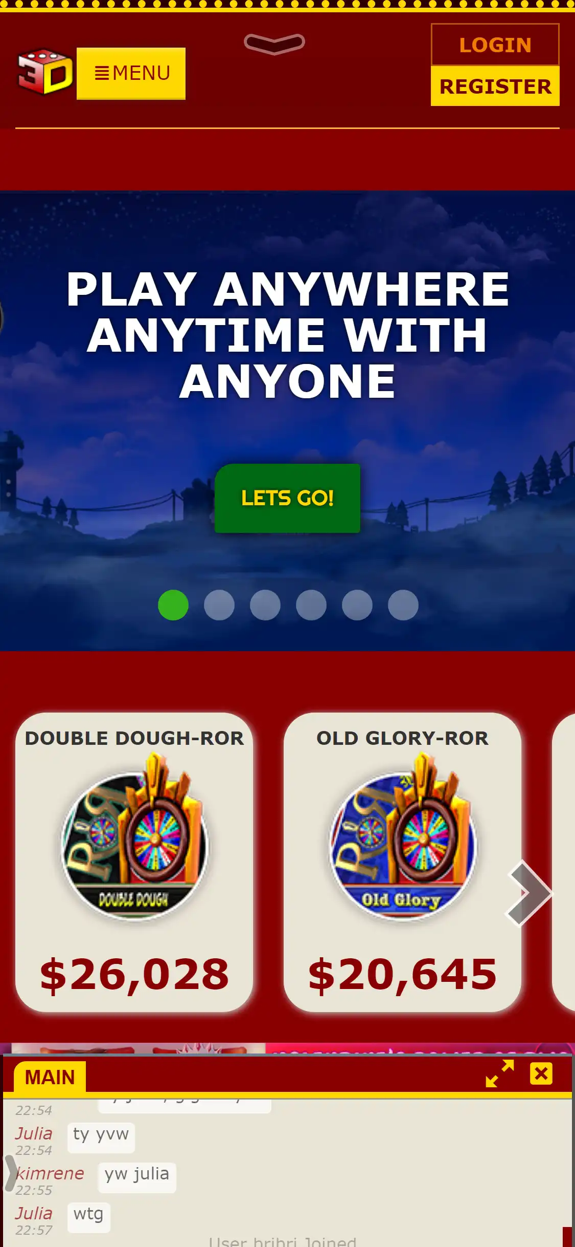 3 Dice Casino Mobile Review