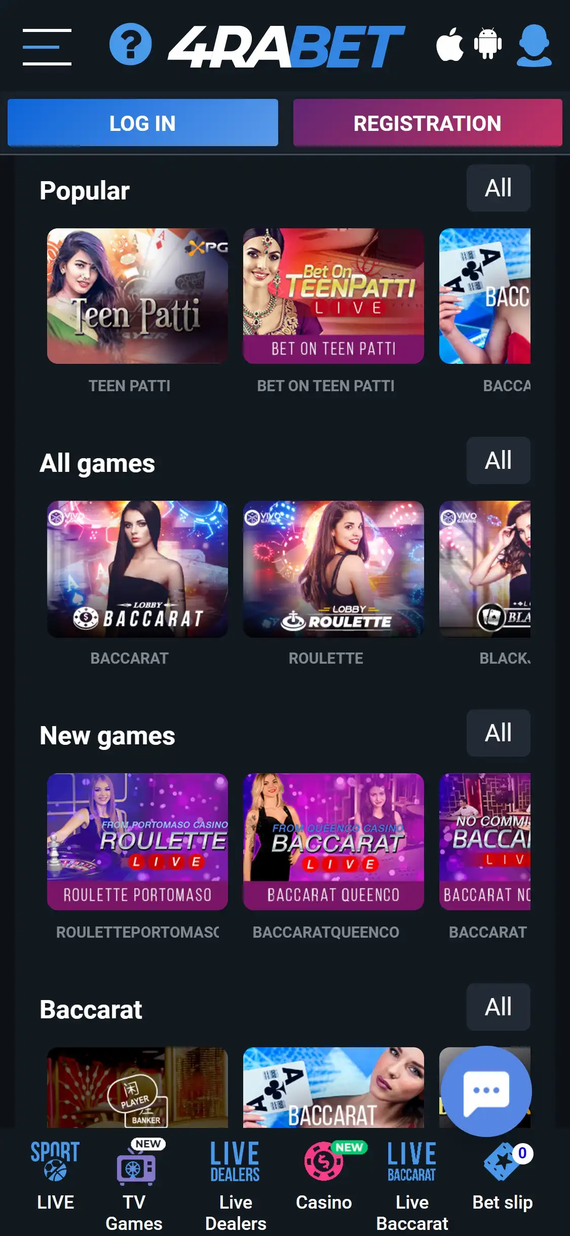 4 Ra Bet Casino Mobile Live Dealer Games Review