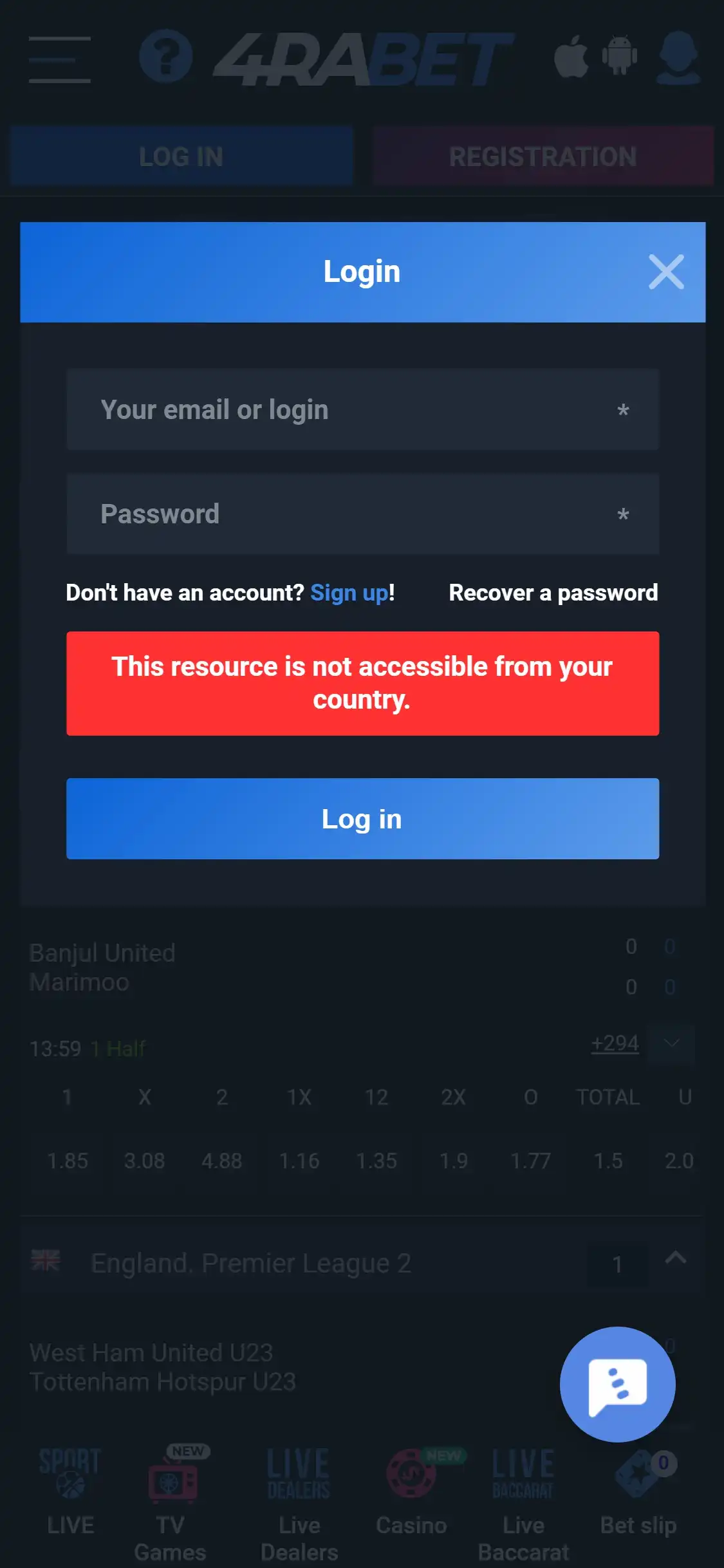 4 Ra Bet Casino Mobile Login Review