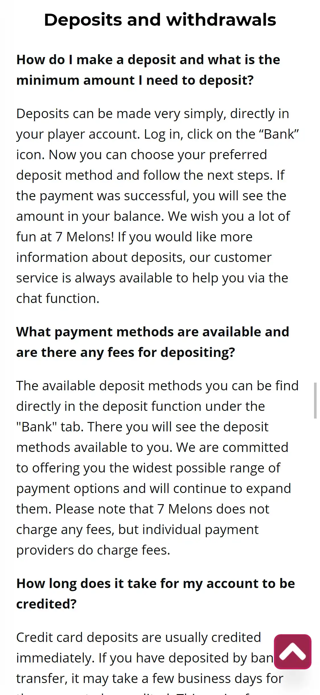 7 Melons Mobile Payment Methods Review
