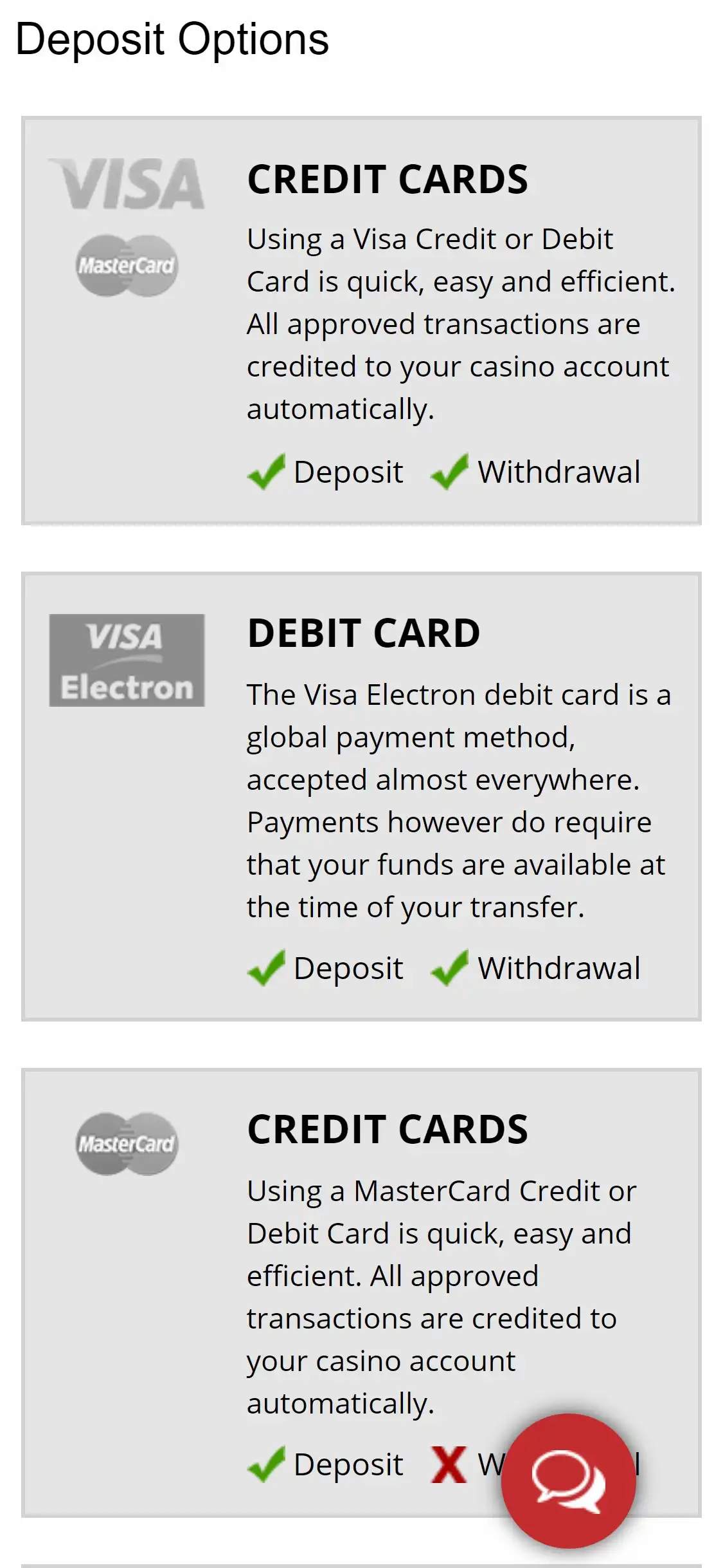 7Sultans Casino Mobile Payment Methods Review