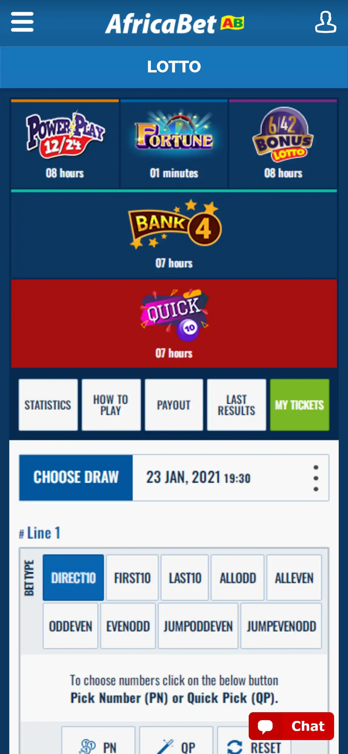 AfricaBet Casino Mobile Games Review