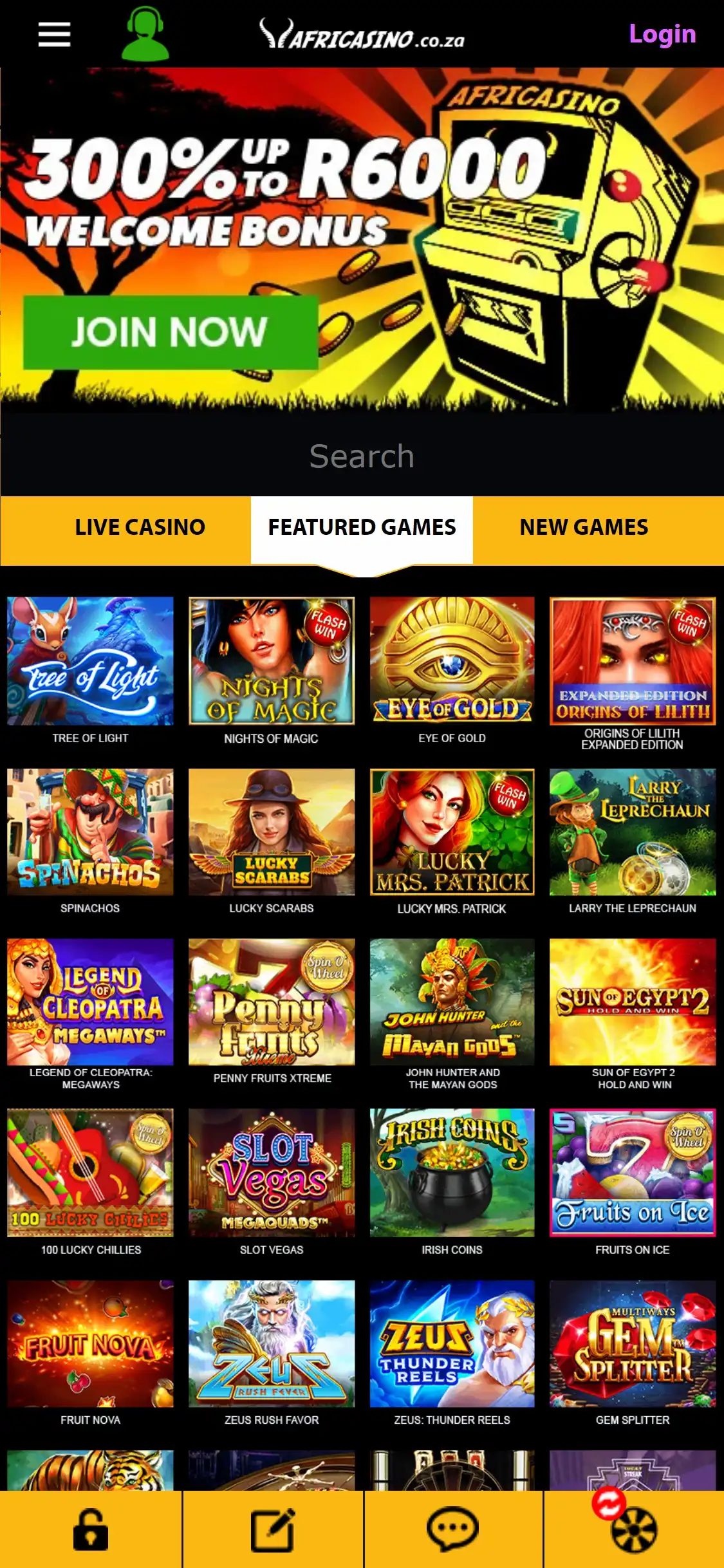 Africasino Mobile Review