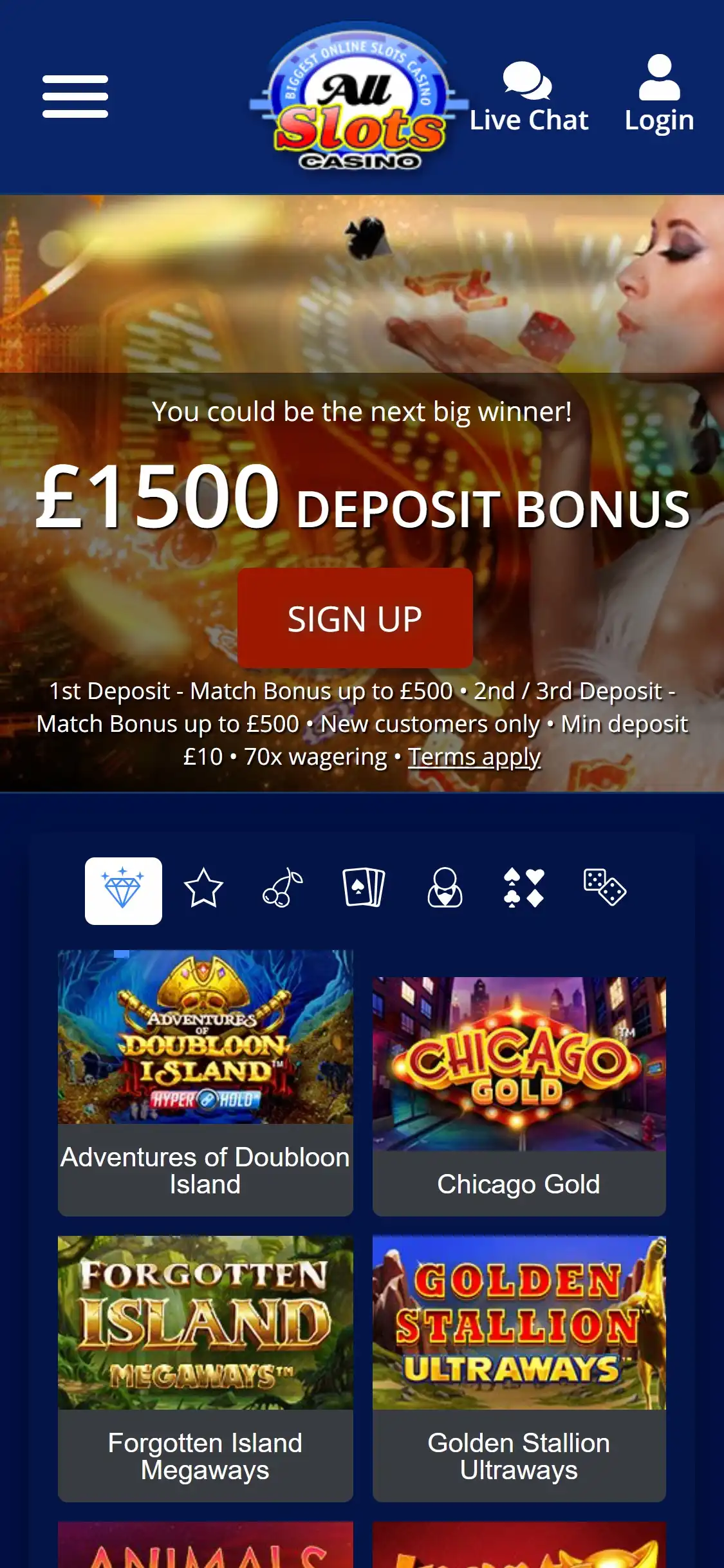 All Slots Casino Mobile Review