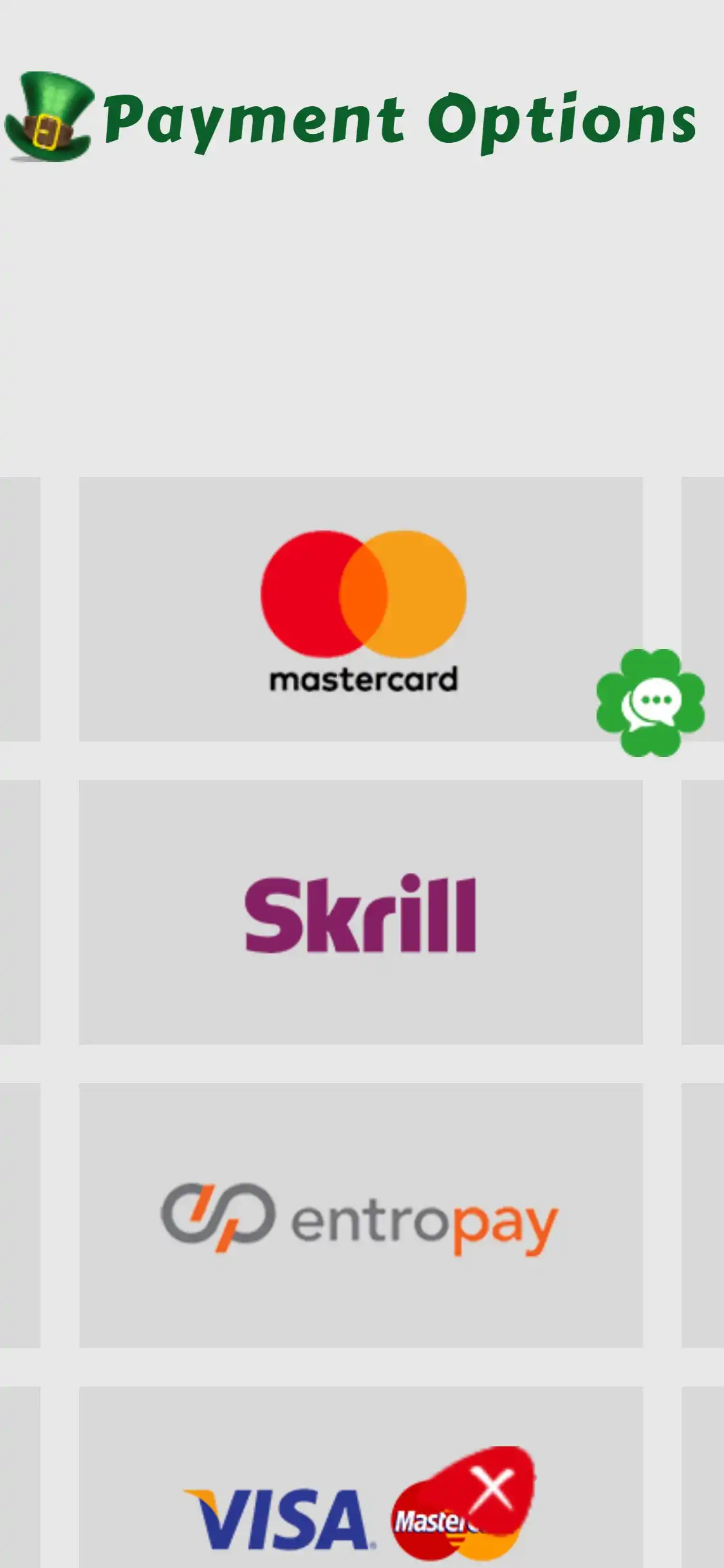 Allwins Casino Mobile Payment Methods Review
