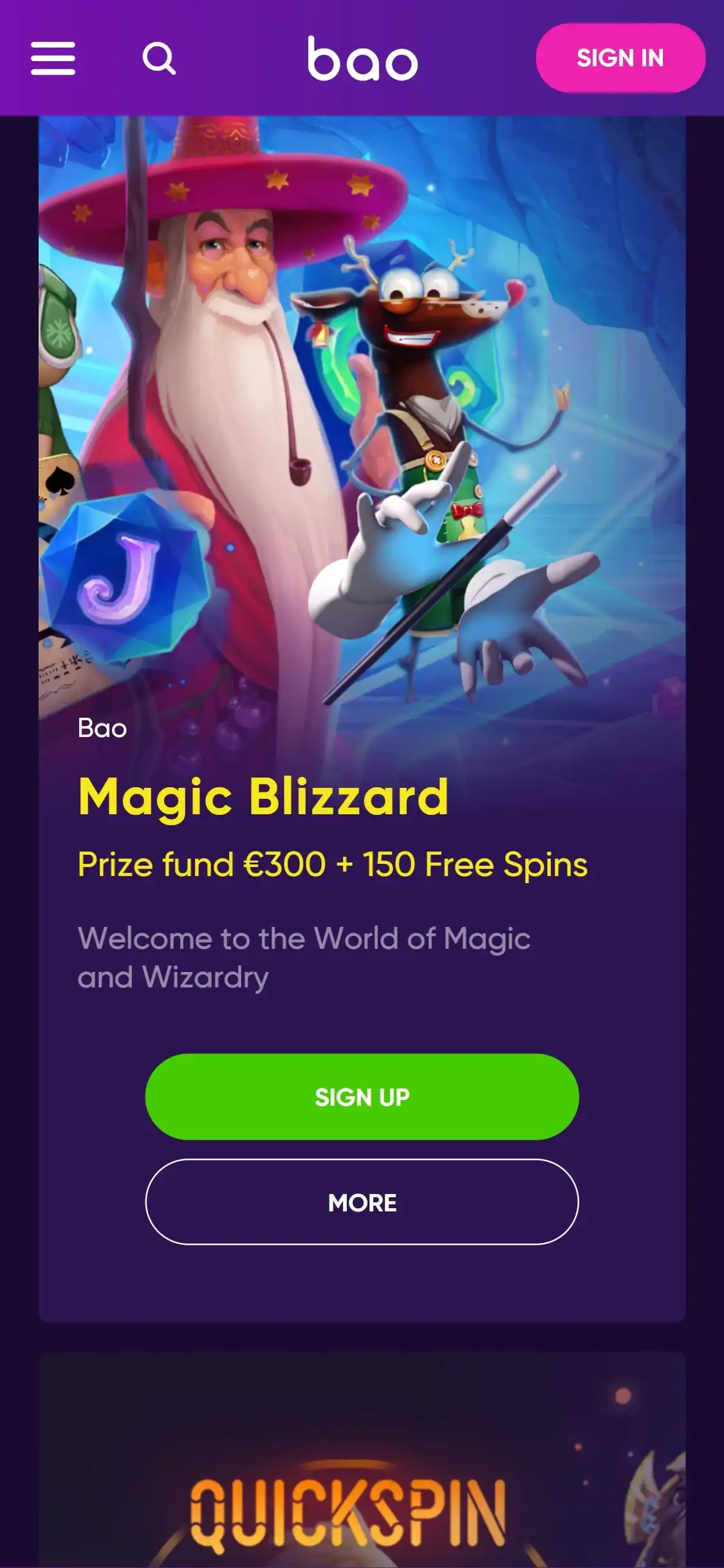 BAO Casino Mobile No Deposit Bonus Review