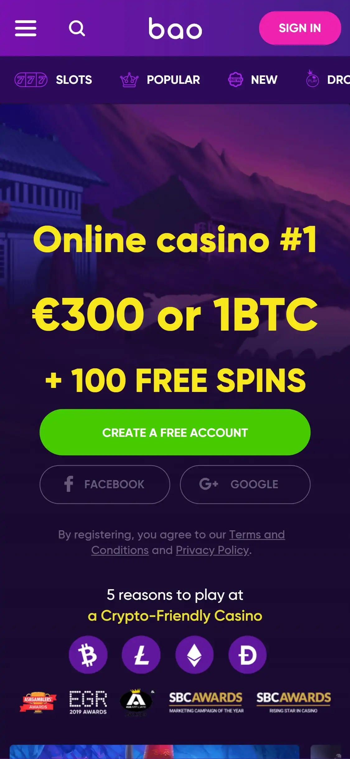 BAO Casino Mobile Review