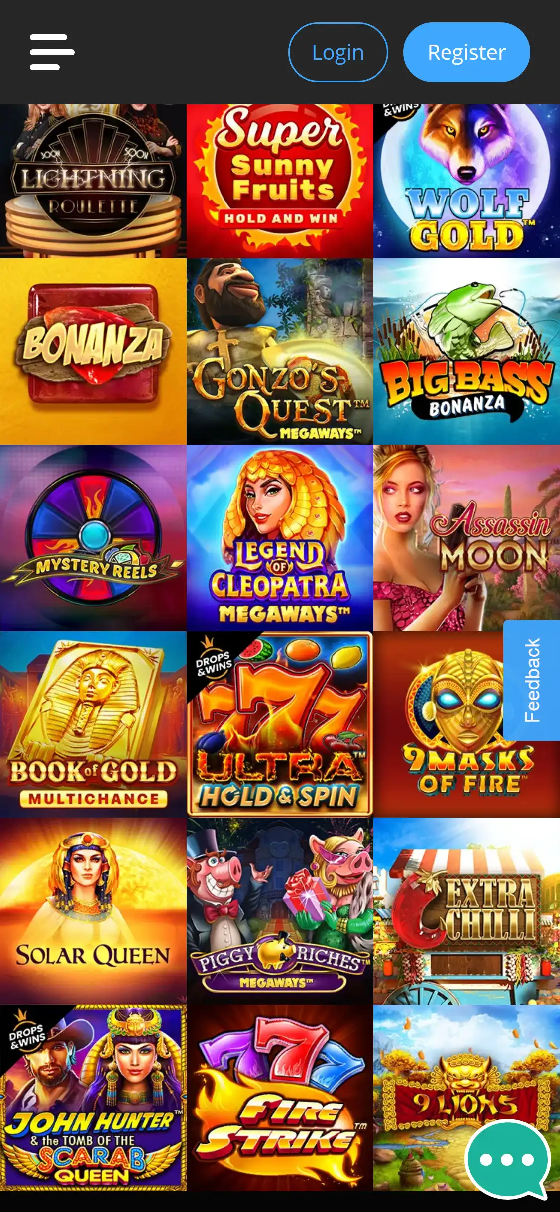 bCasino Mobile Games Review