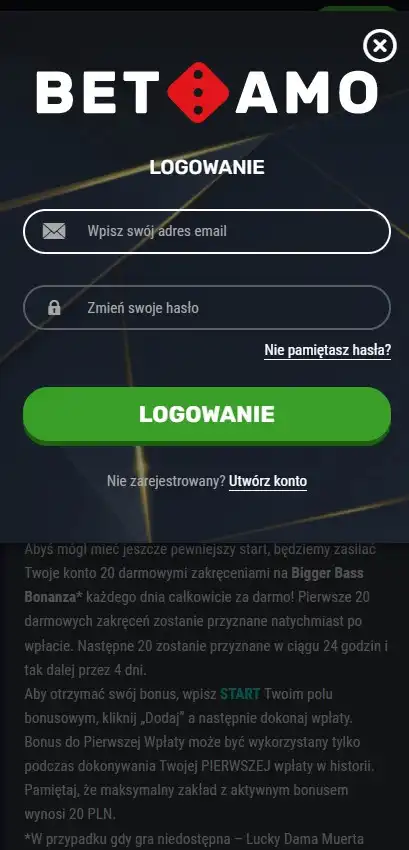 BetAmo Mobile Review