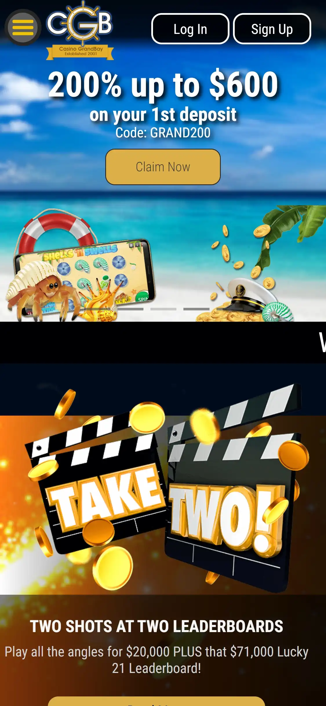 Casino Grand Bay Mobile No Deposit Bonus Review