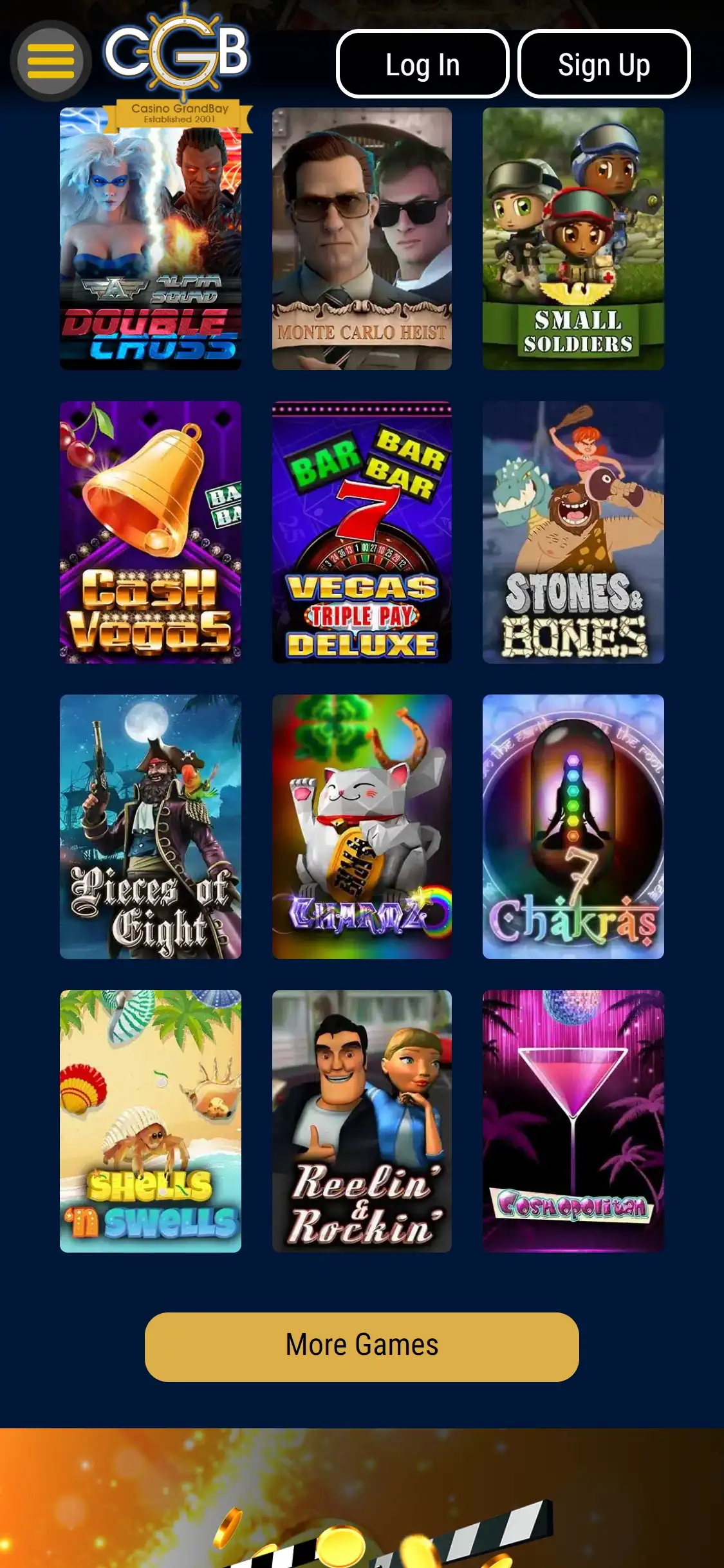 Casino Grand Bay Mobile Games Review