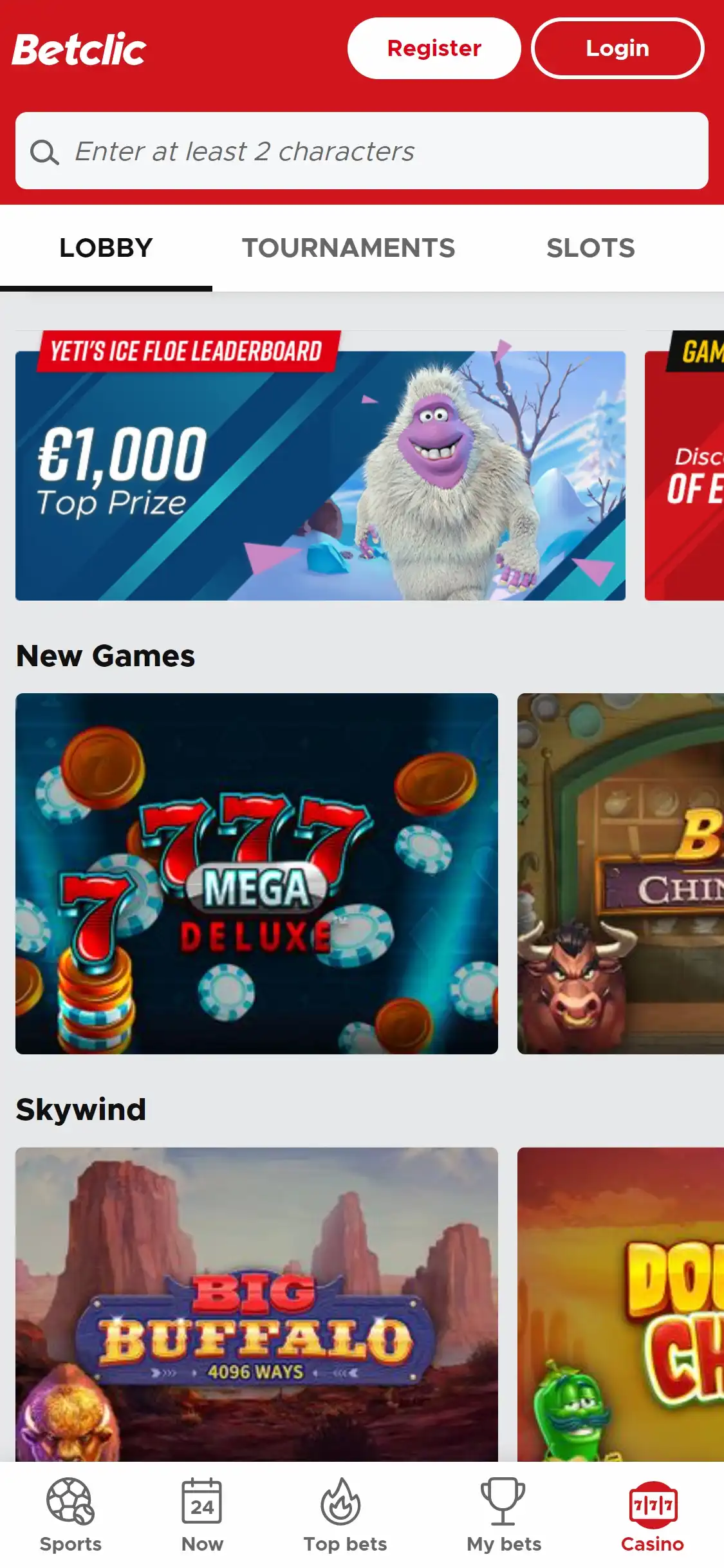 Betclic Casino Mobile Review