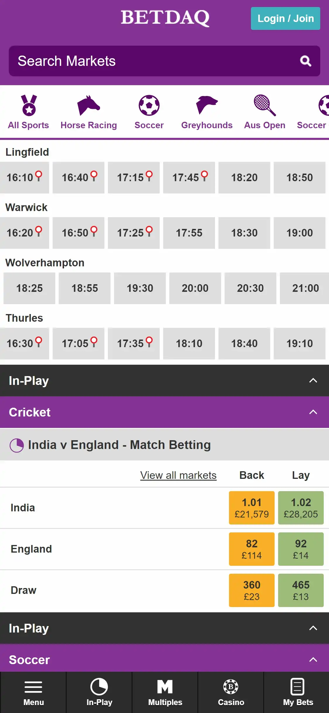 Betdaq Mobile Betting Review