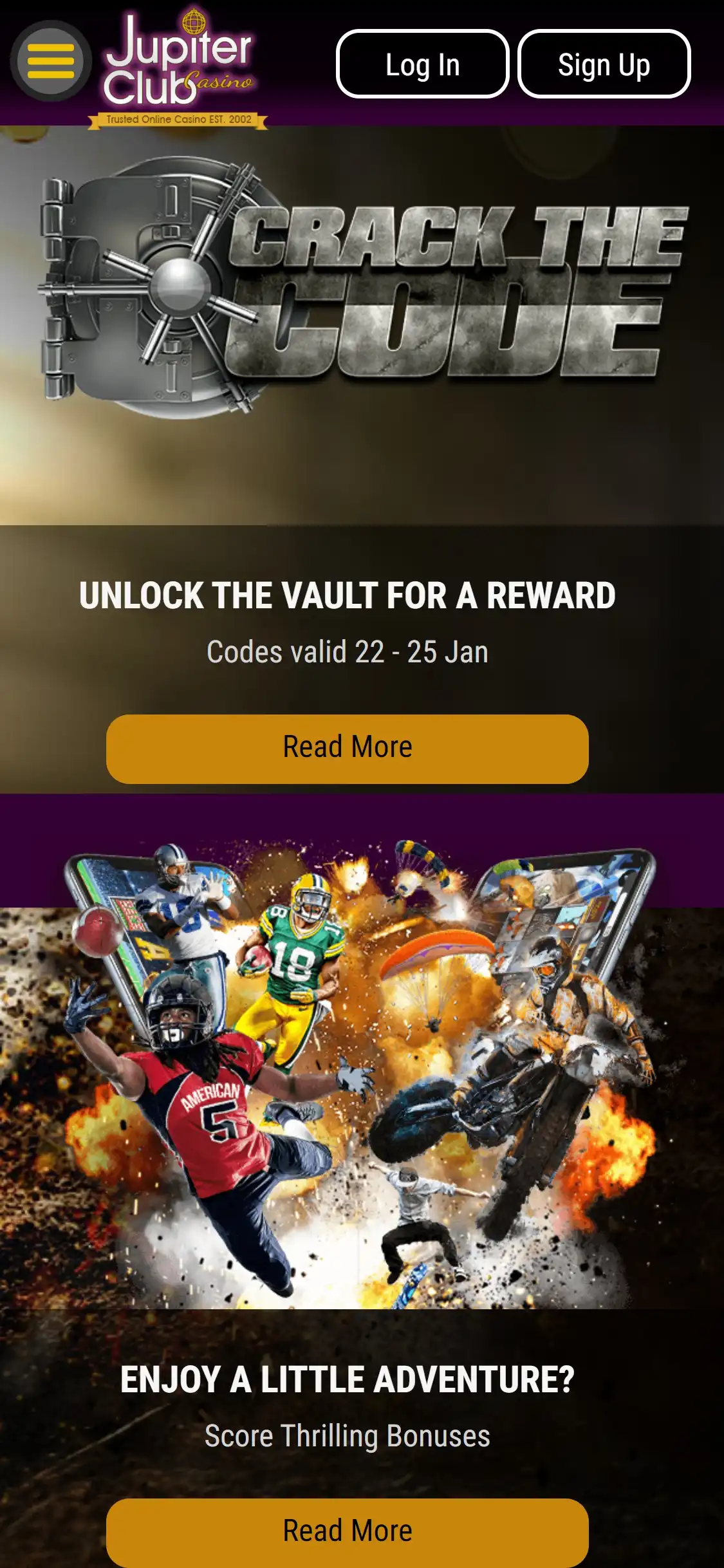 Jupiter Club Casino Mobile No Deposit Bonus Review