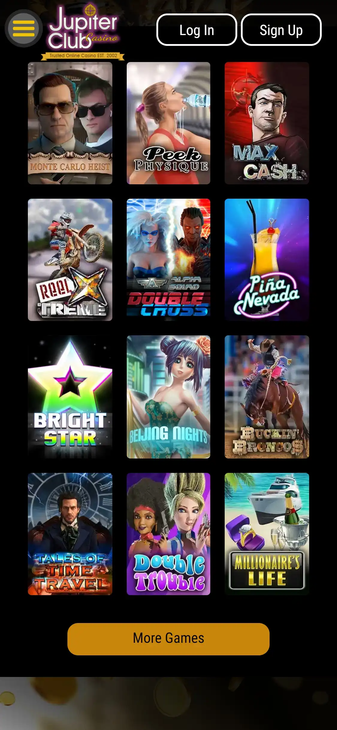 Jupiter Club Casino Mobile Games Review