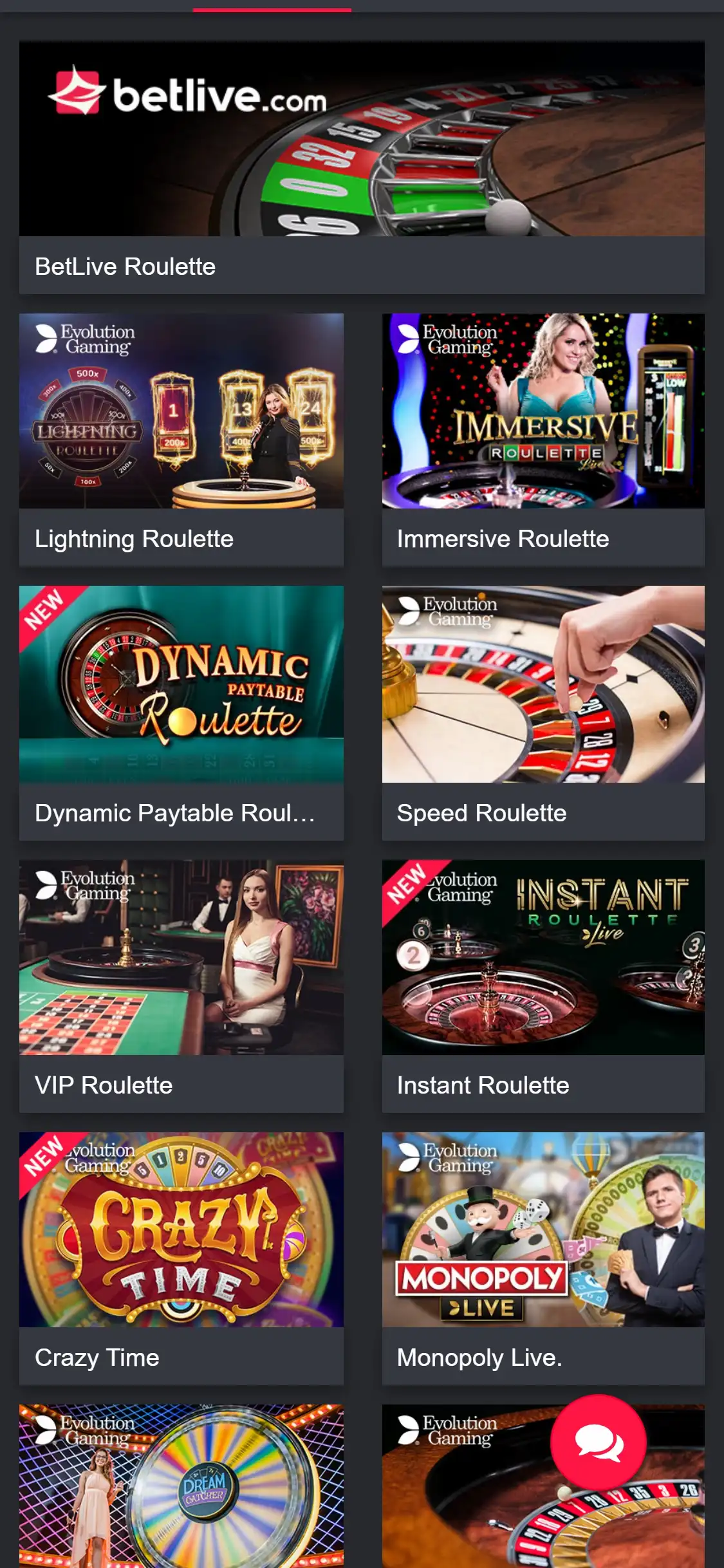 Betlive Mobile Live Dealer Games Review
