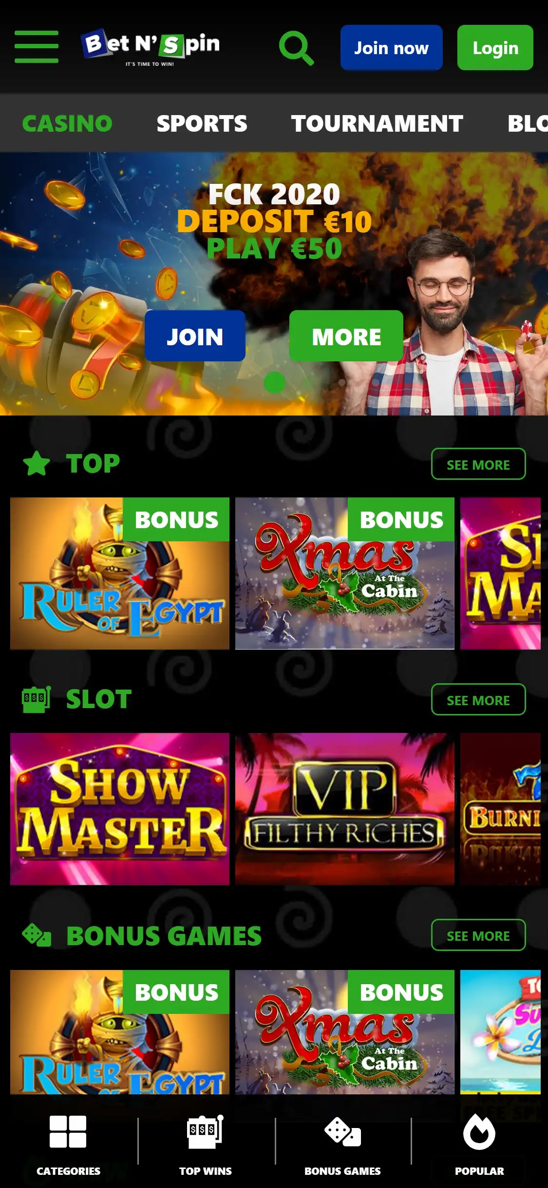 Bet N'Spin Casino Mobile Review