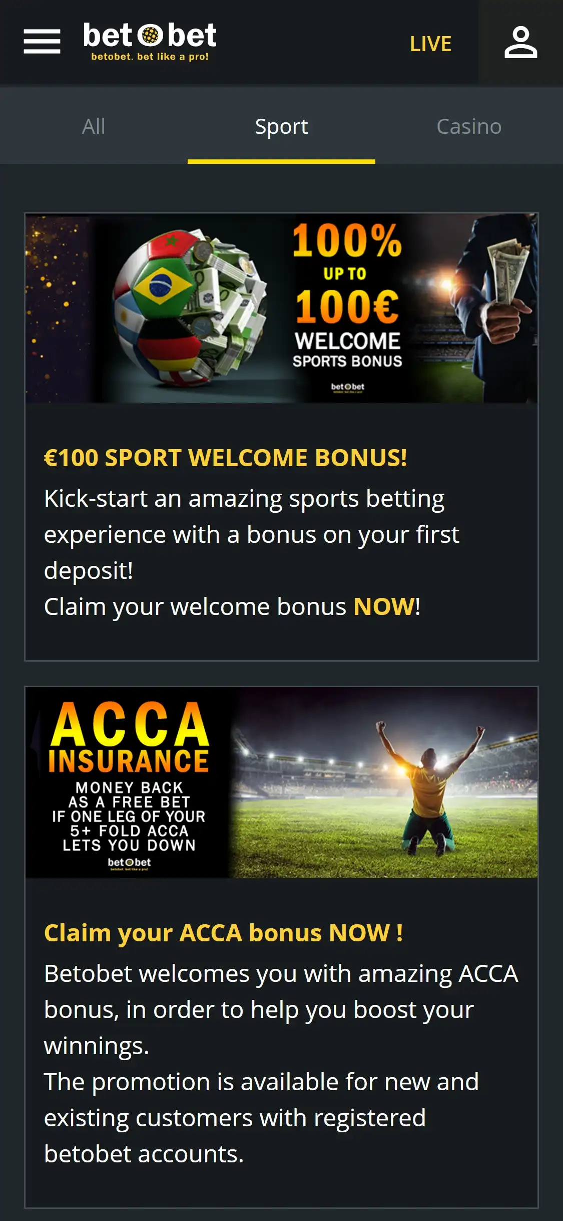 Bet O Bet Casino Mobile No Deposit Bonus Review