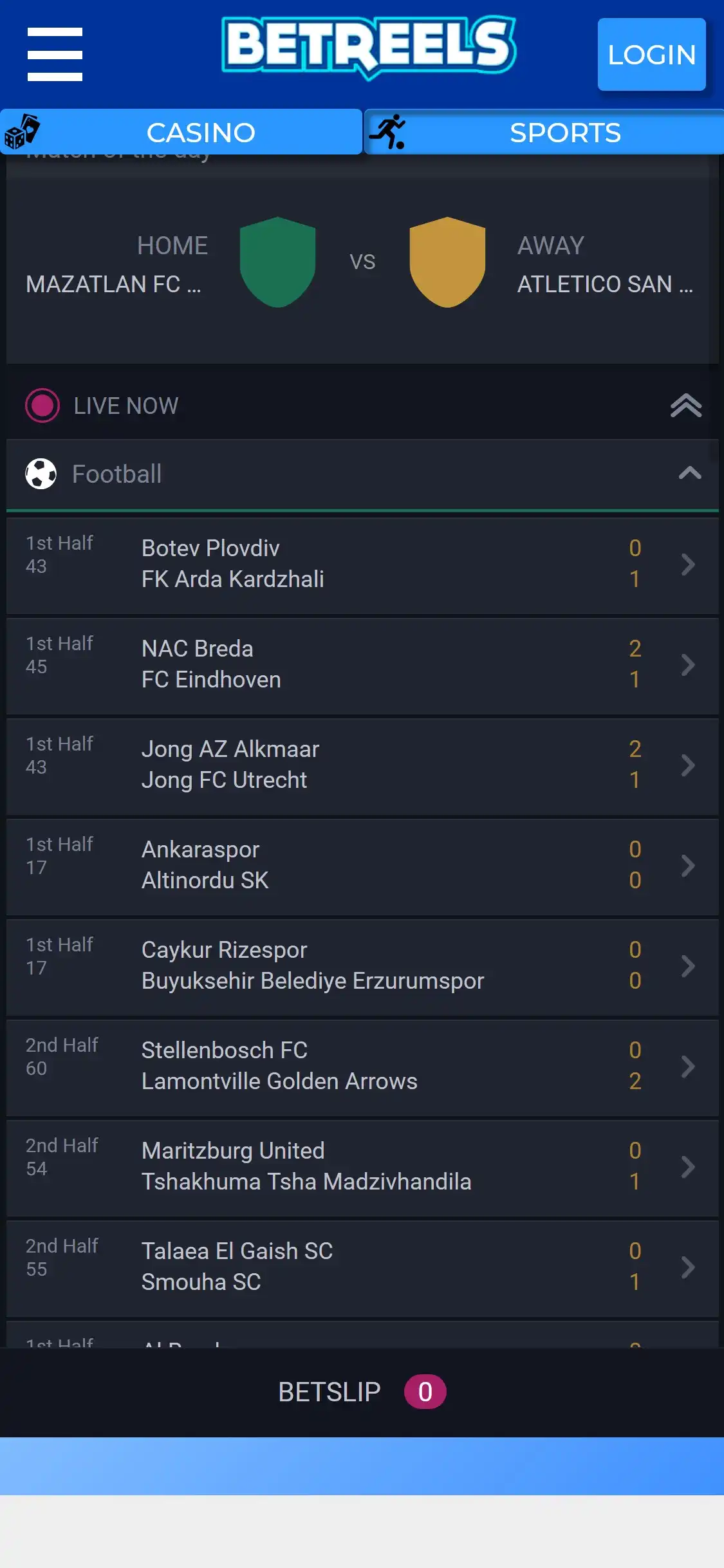 Betreels Casino Mobile Betting Review