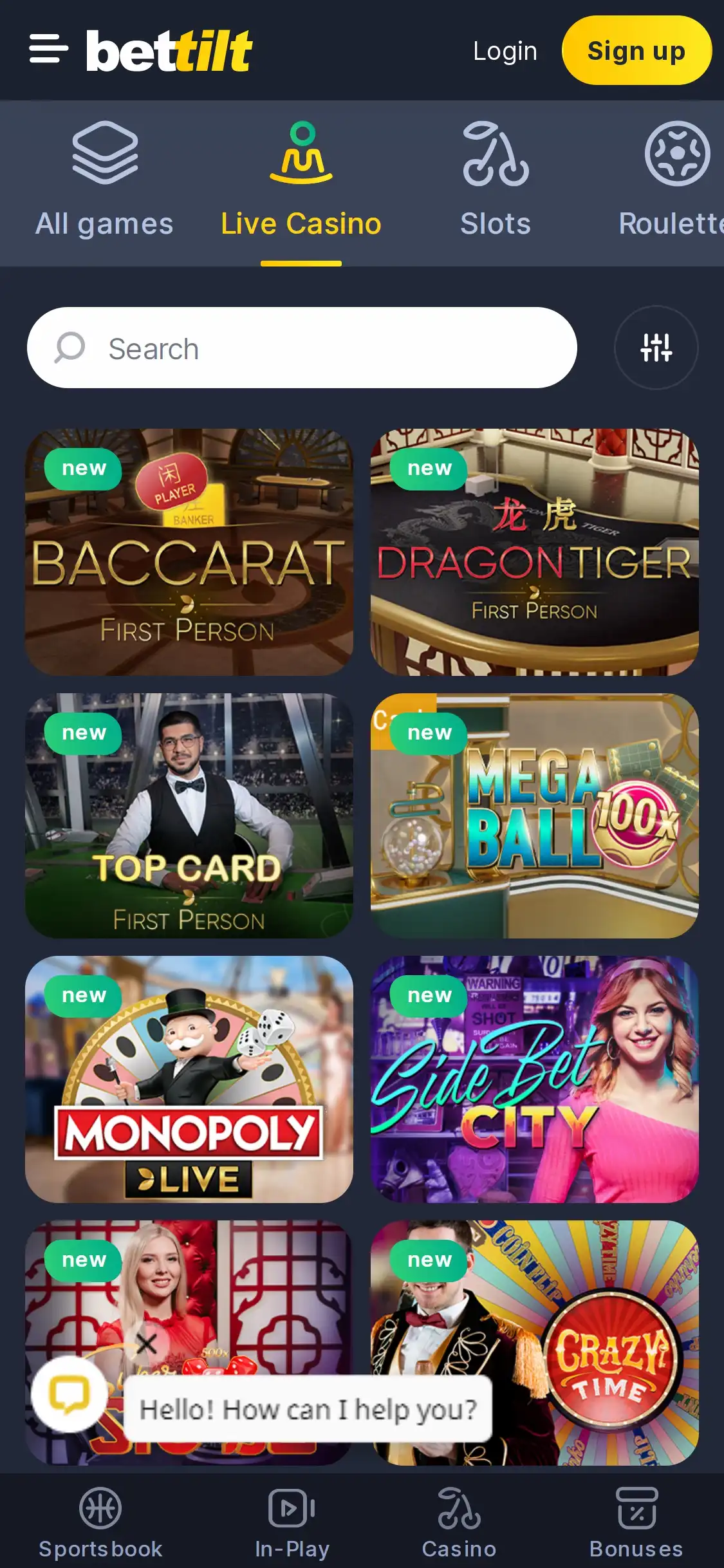 Bettilt Mobile Live Dealer Games Review