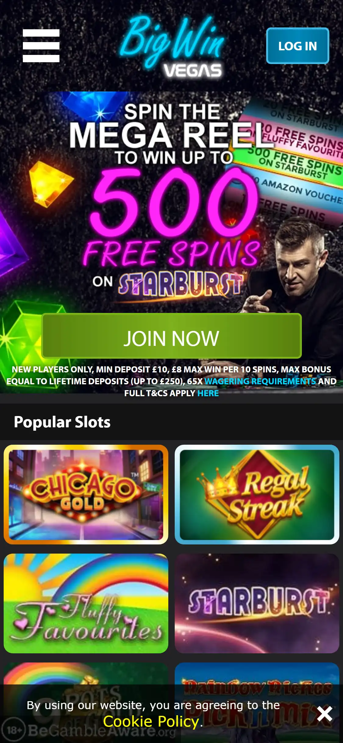 Big Win Vegas Casino Mobile Login Review
