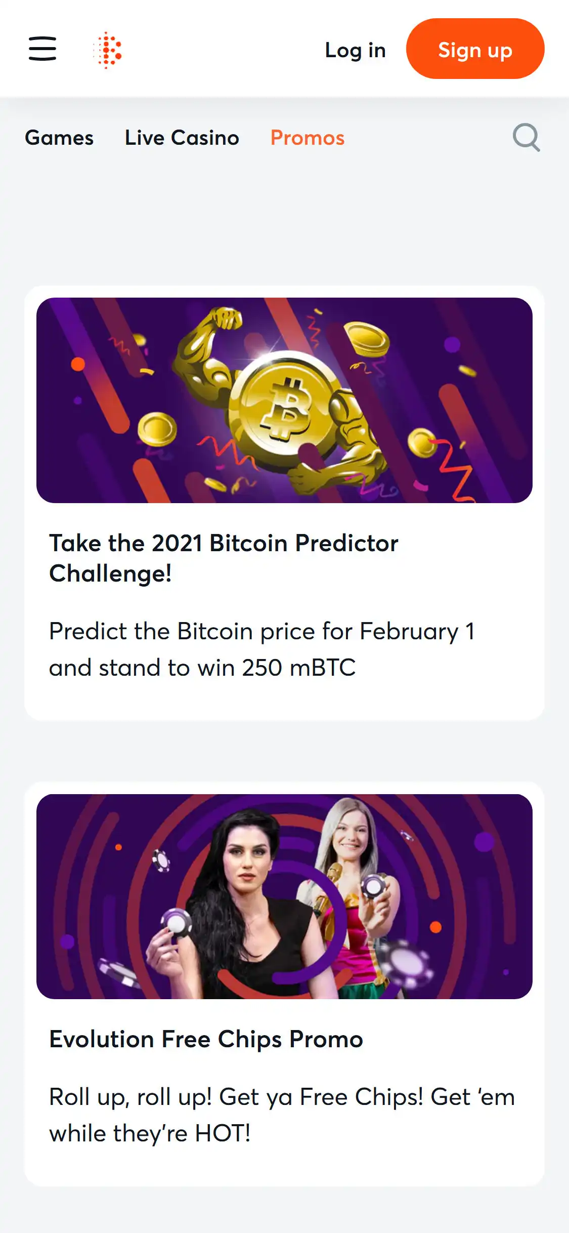 Bitcasino.io Mobile No Deposit Bonus Review