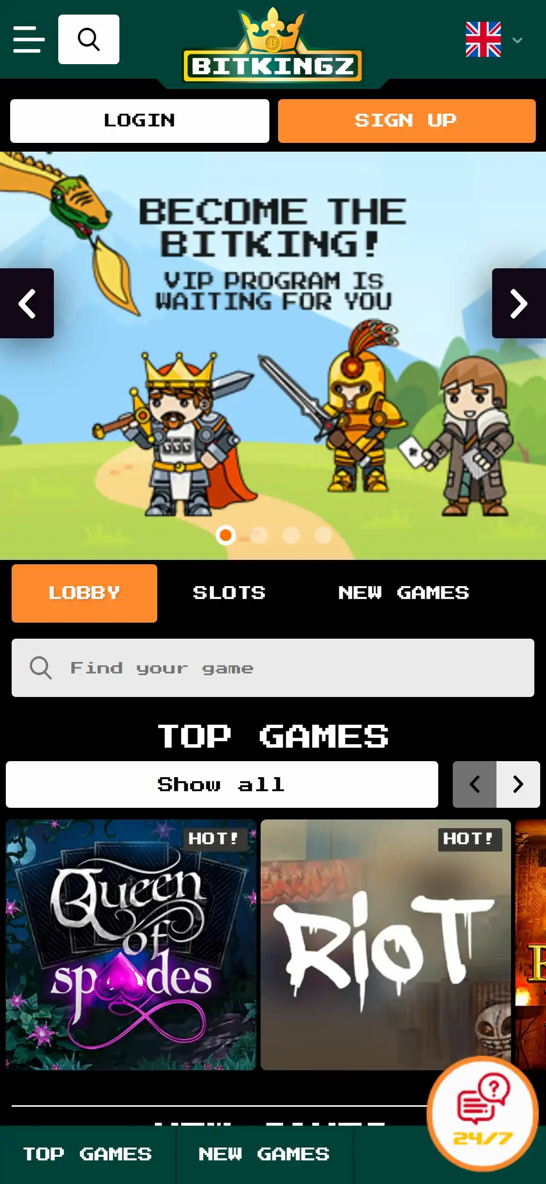Bitkingz Casino Mobile Review