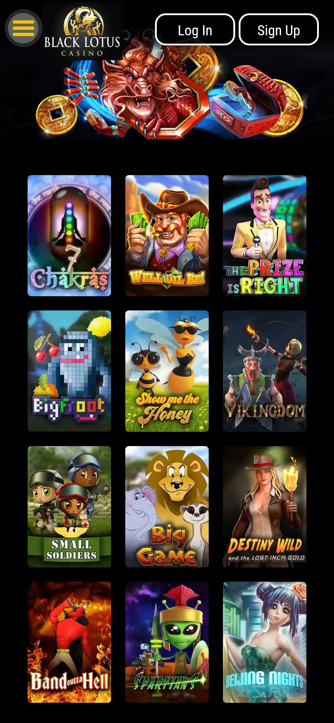 Black Lotus Casino Mobile Games Review
