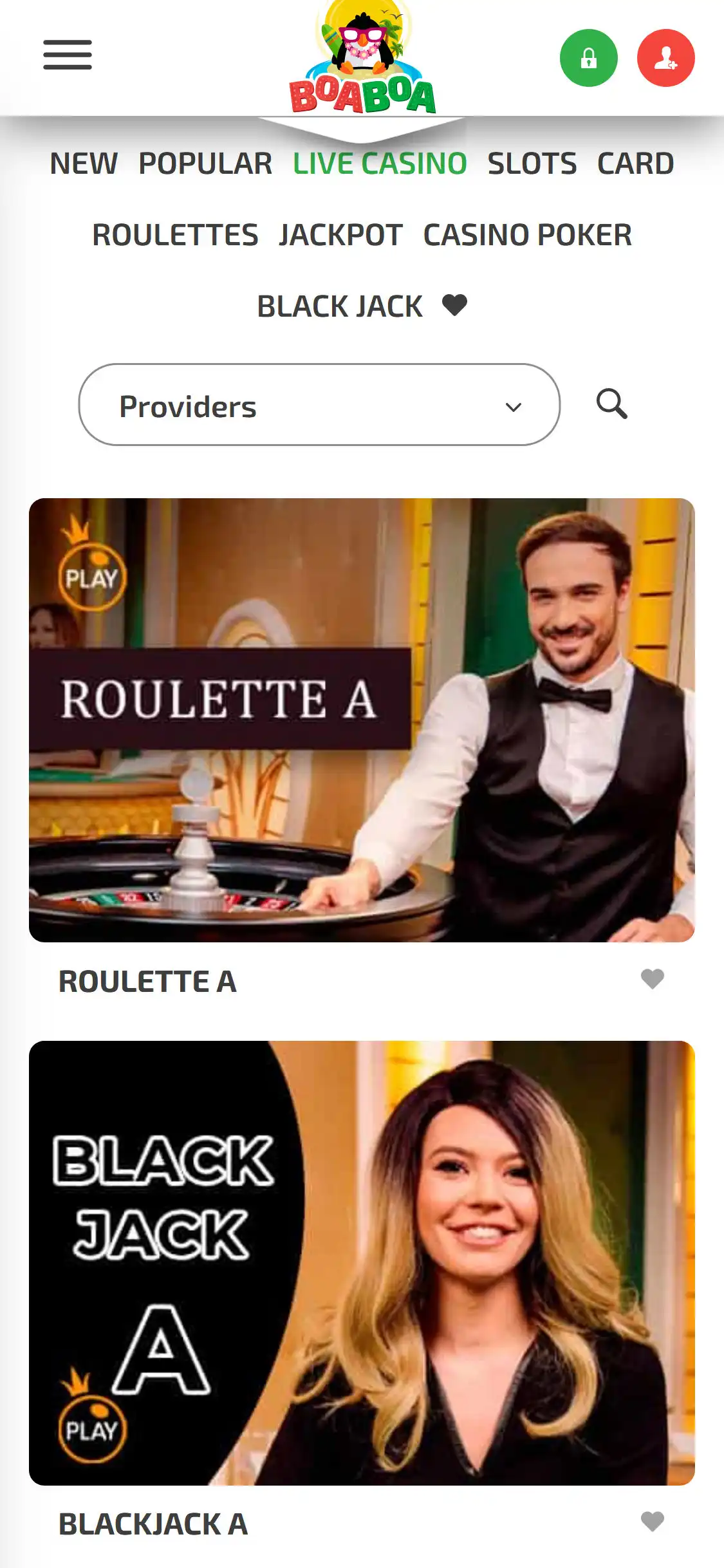 BoaBoa Casino Mobile Live Dealer Games Review