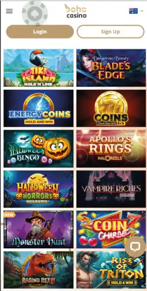 Boho Casino Mobile Games Review