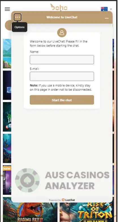 Boho Casino Mobile Games Review