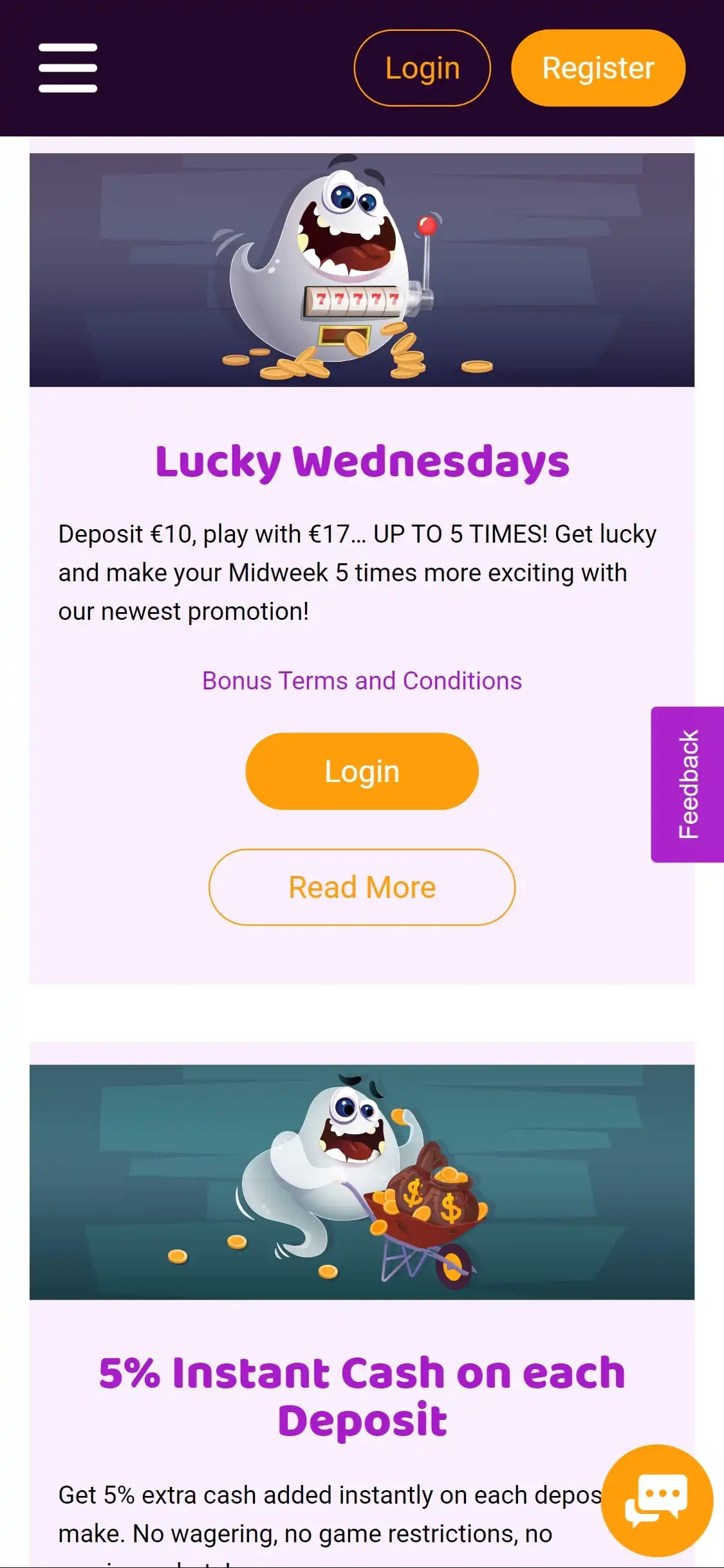 Boo Casino Mobile No Deposit Bonus Review