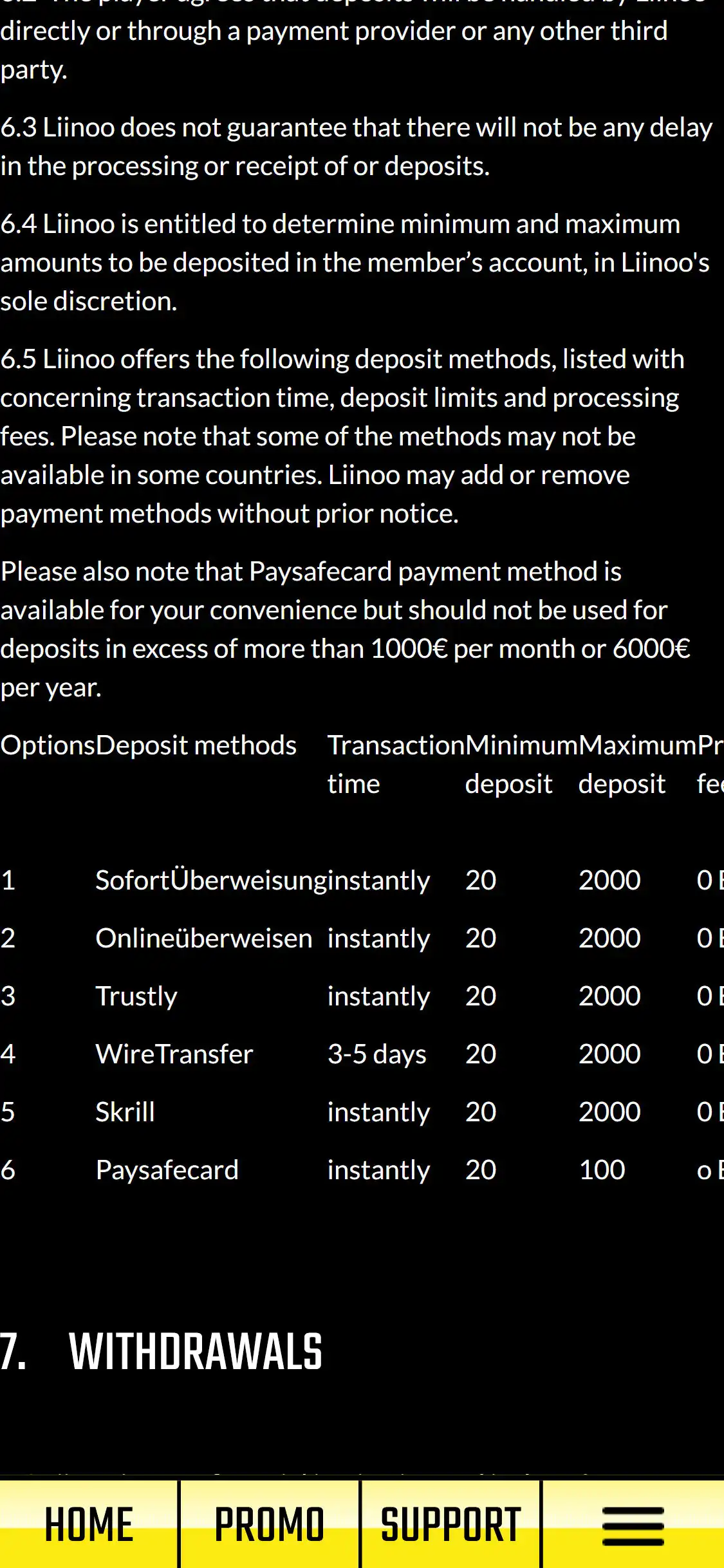 Boom Bang Casino Mobile Payment Methods Review