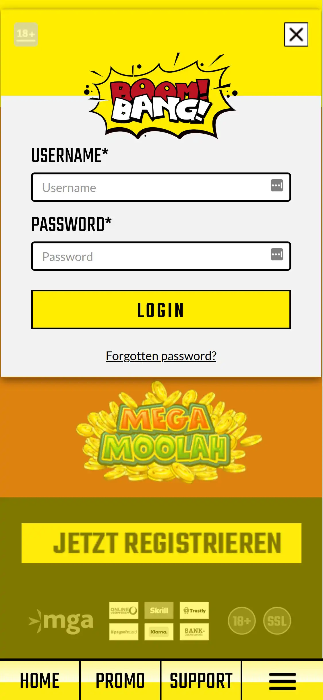 Boom Bang Casino Mobile Login Review