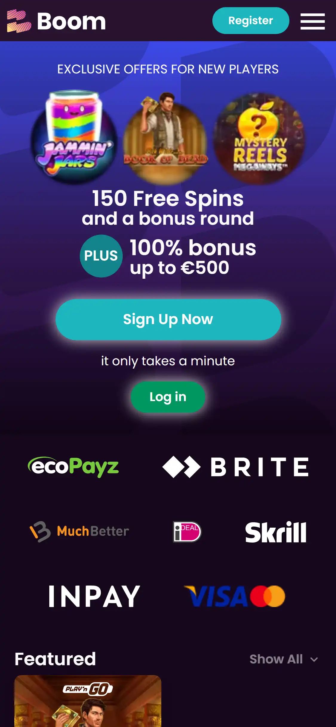 Boom Casino Mobile Login Review