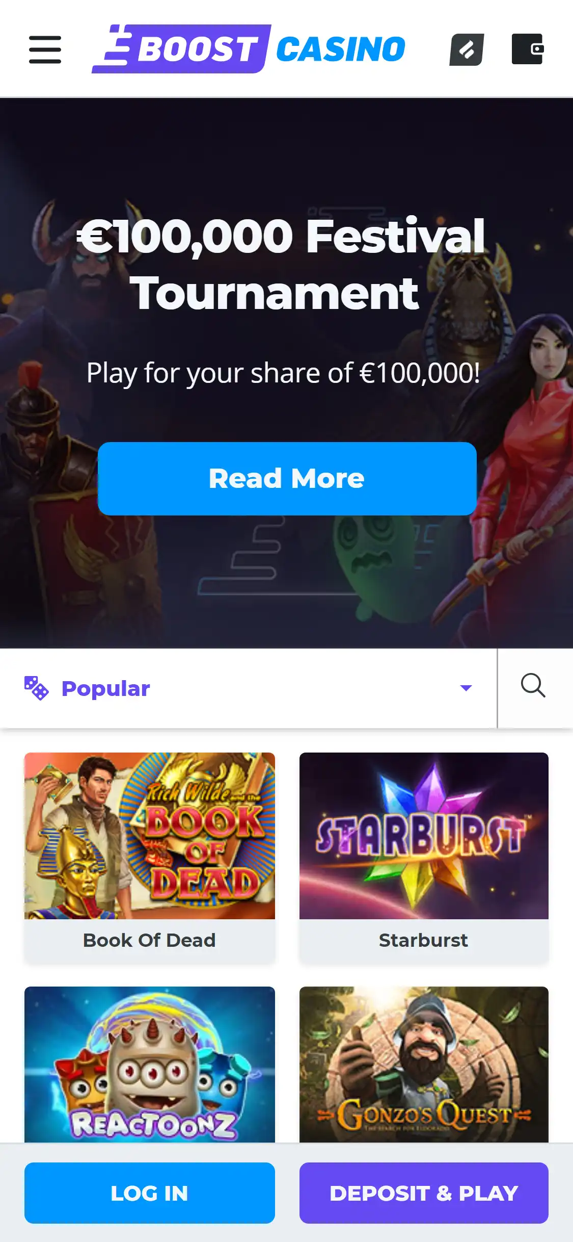 Boost Casino Mobile Login Review