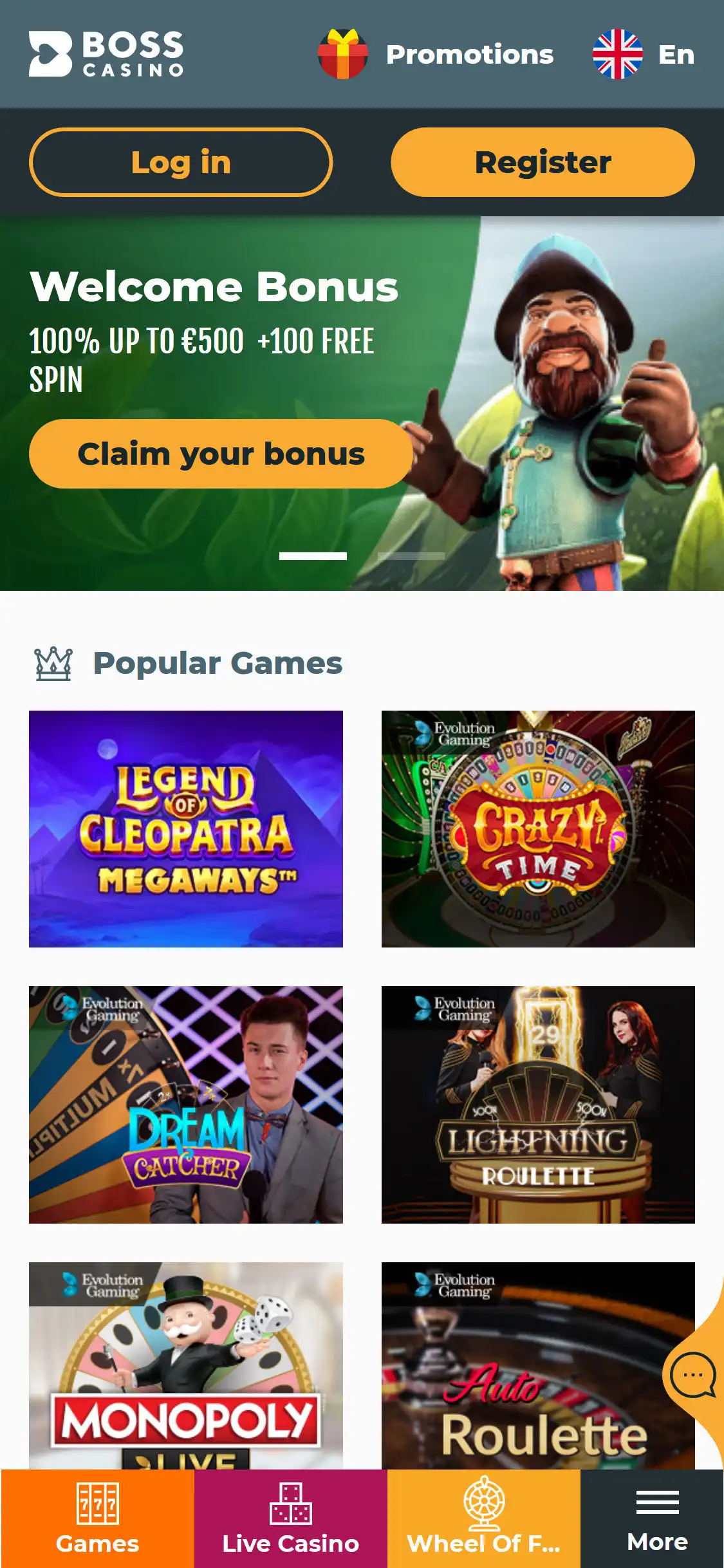 Boss Casino Mobile Review