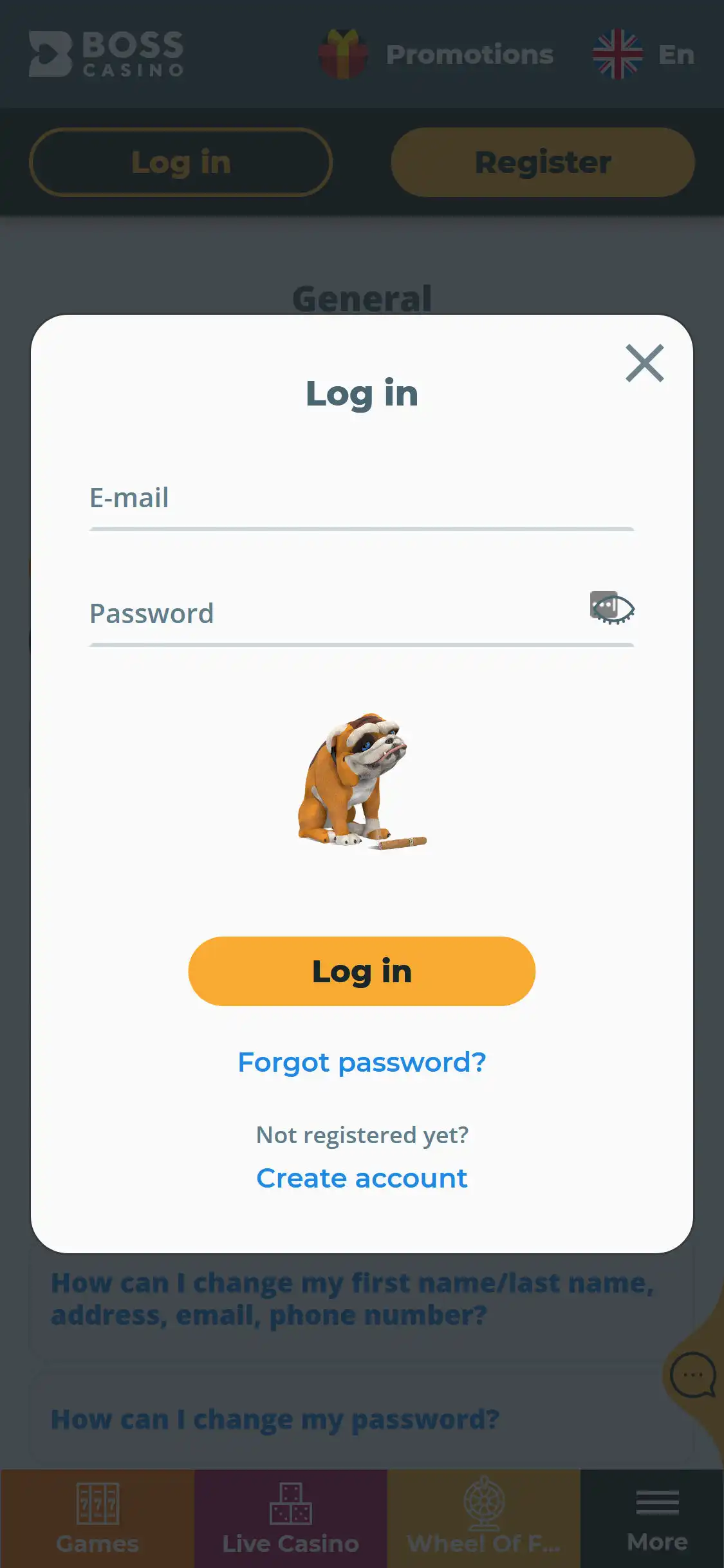 Boss Casino Mobile Login Review