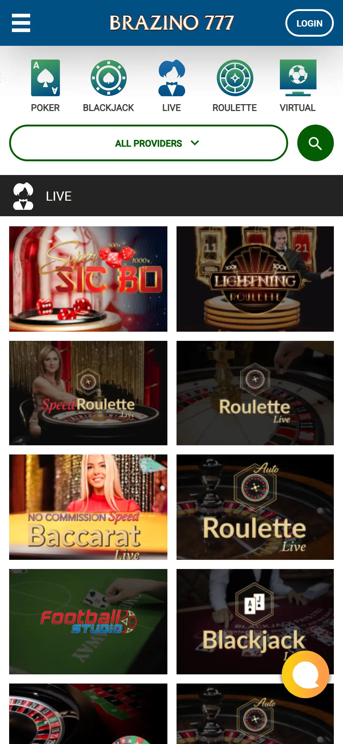 Brazino777 Casino Mobile Live Dealer Games Review