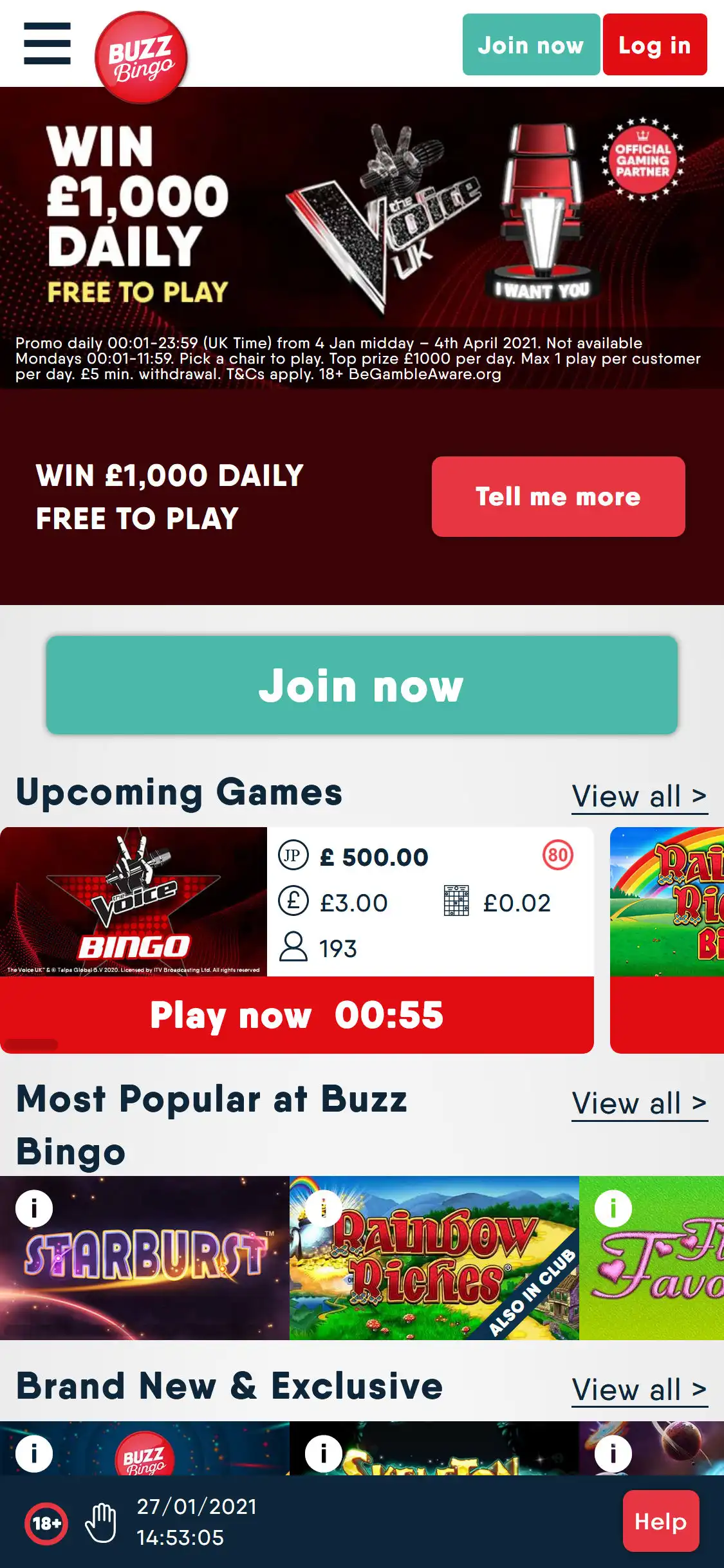 Buzz Bingo Casino Mobile Review