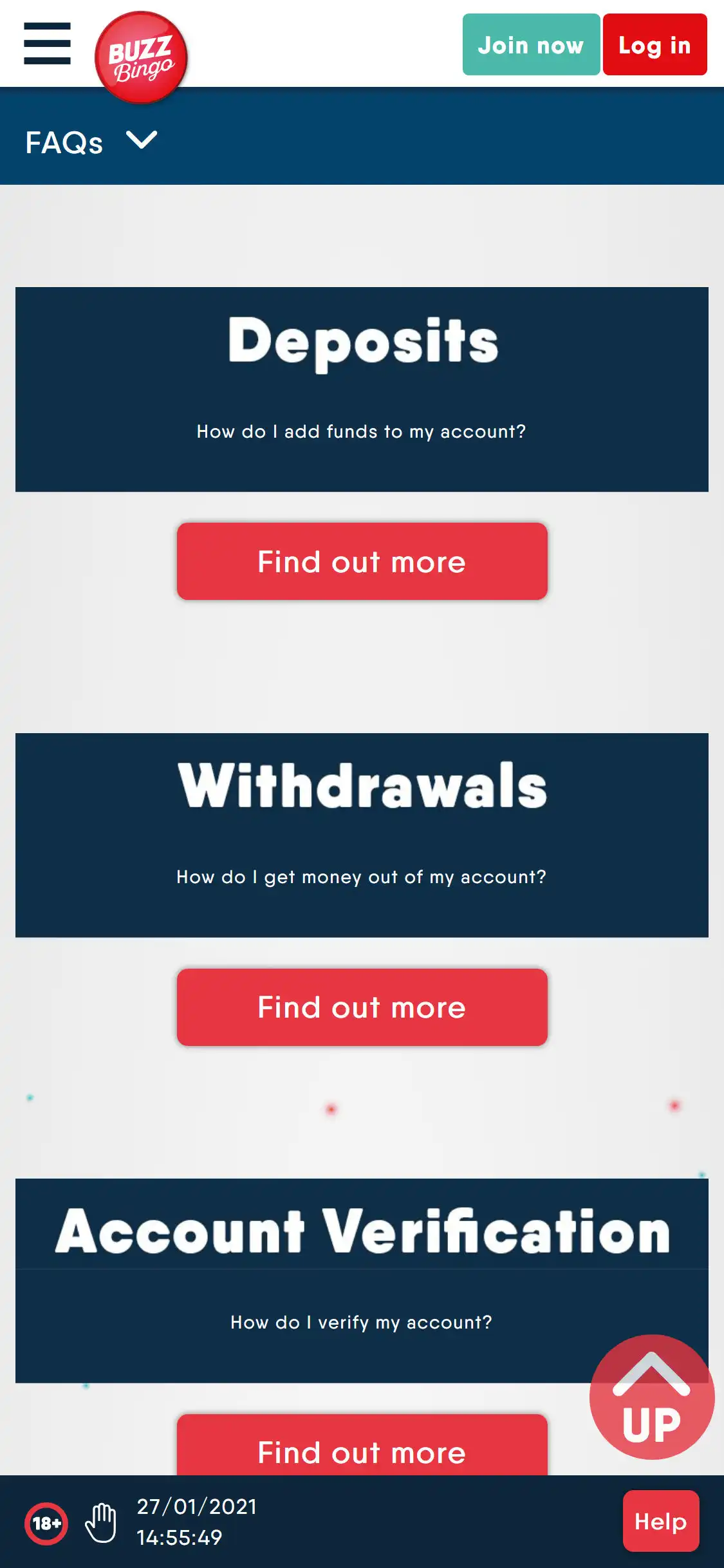 Buzz Bingo Casino Mobile Support Review