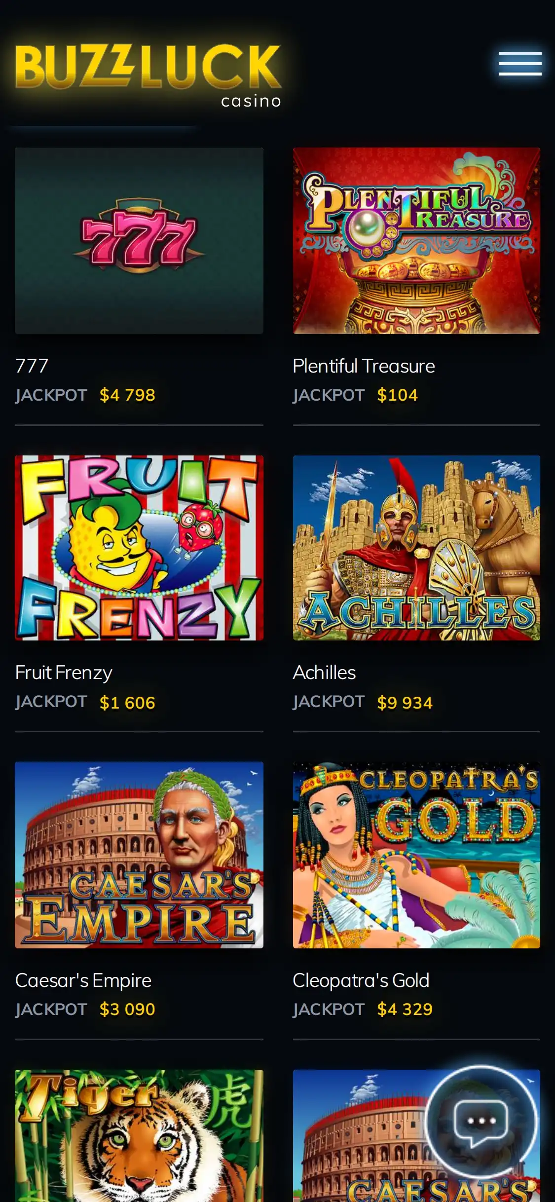 Buzz Luck Casino Mobile Games Review
