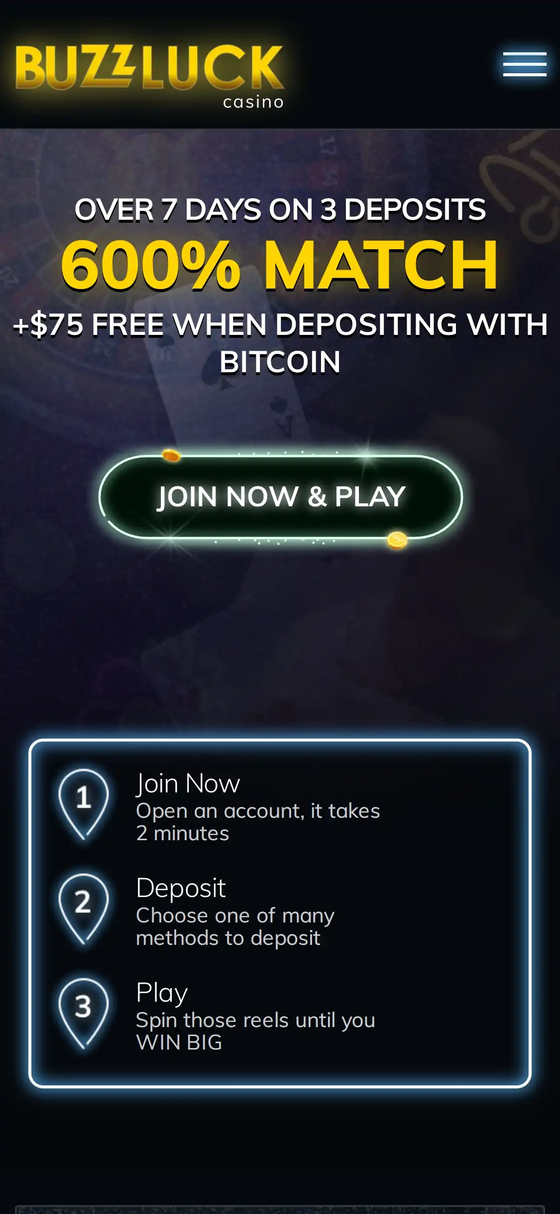 Buzz Luck Casino Mobile Review