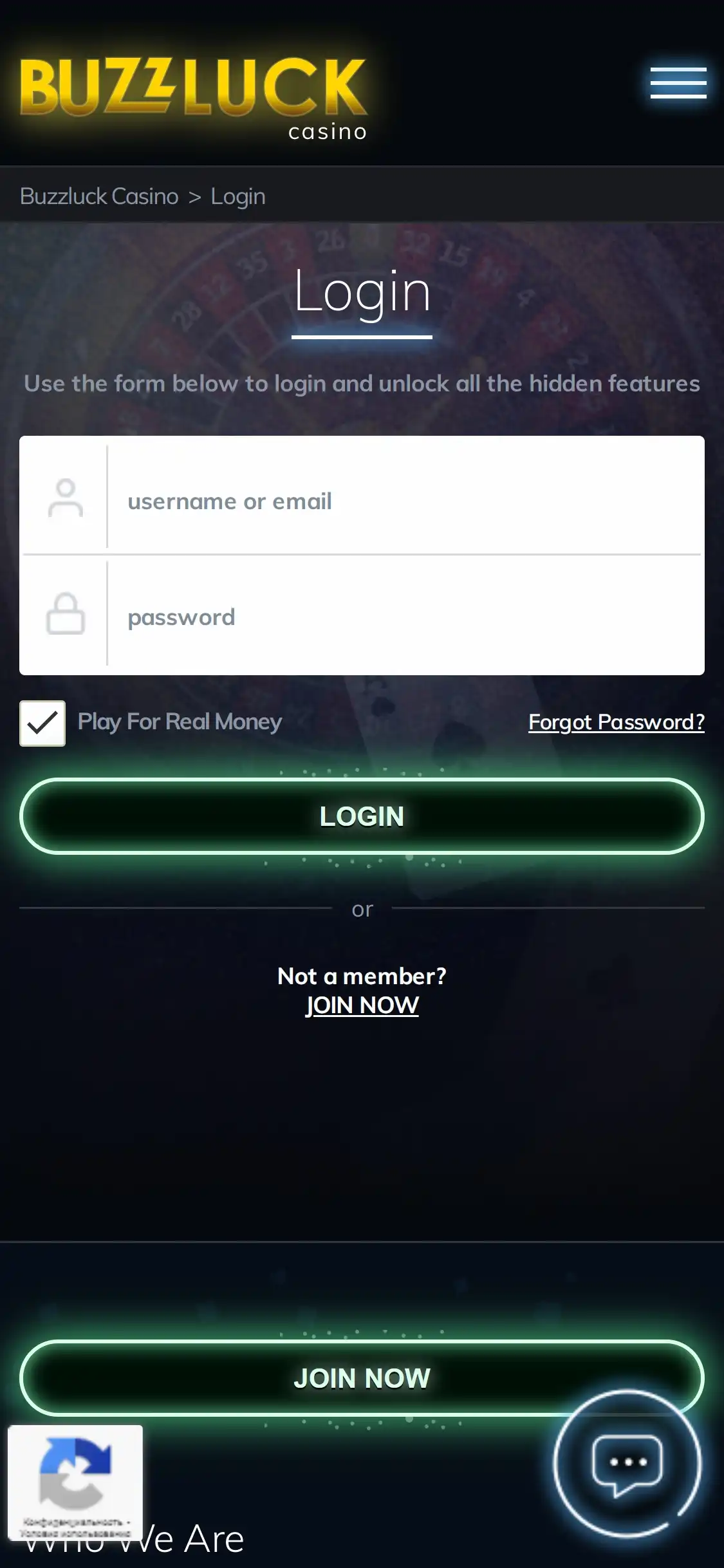 Buzz Luck Casino Mobile Login Review