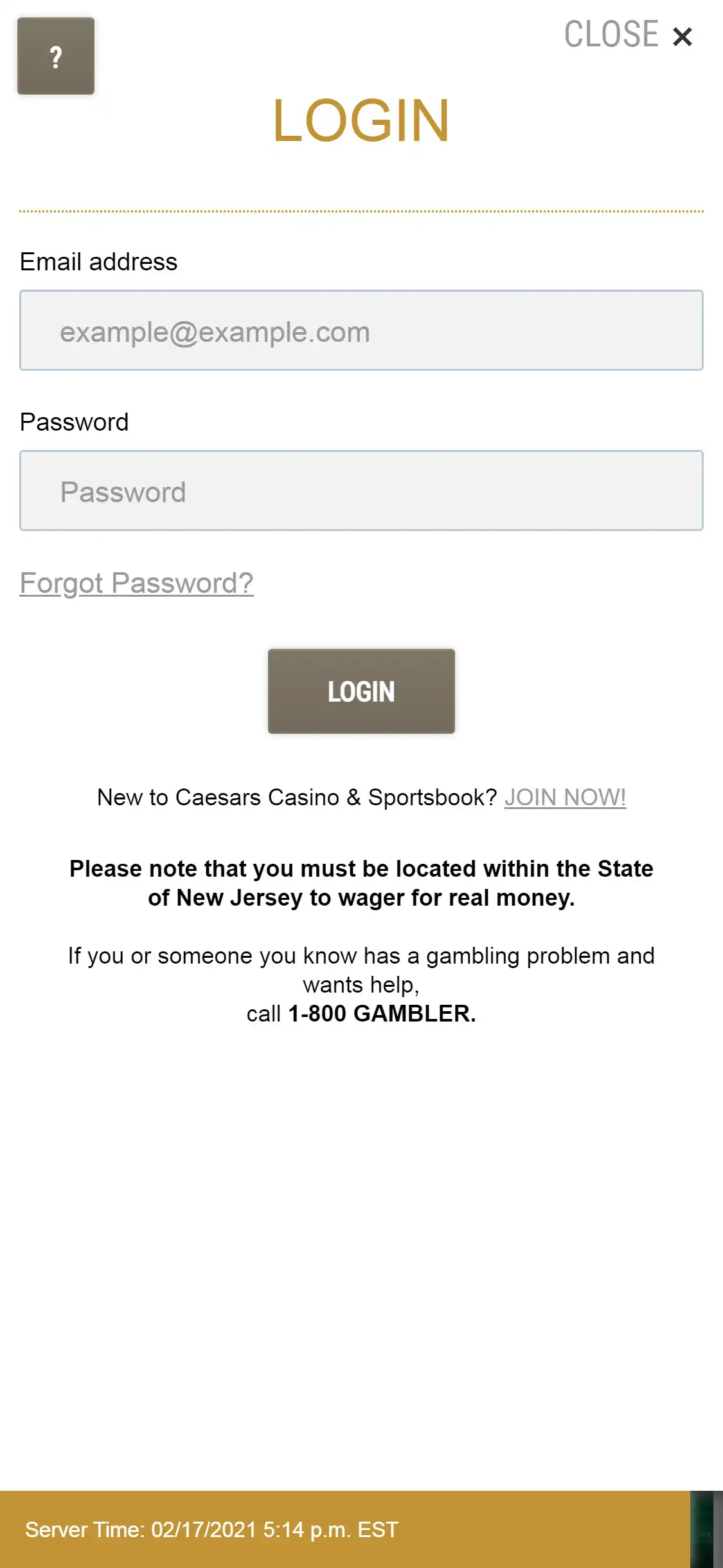 Caesars Casino Mobile Login Review