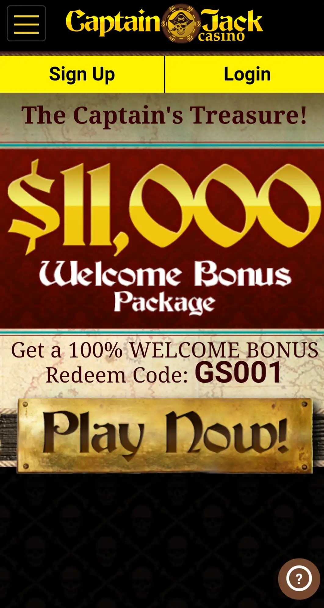 Captain Jack Casino Mobile Review