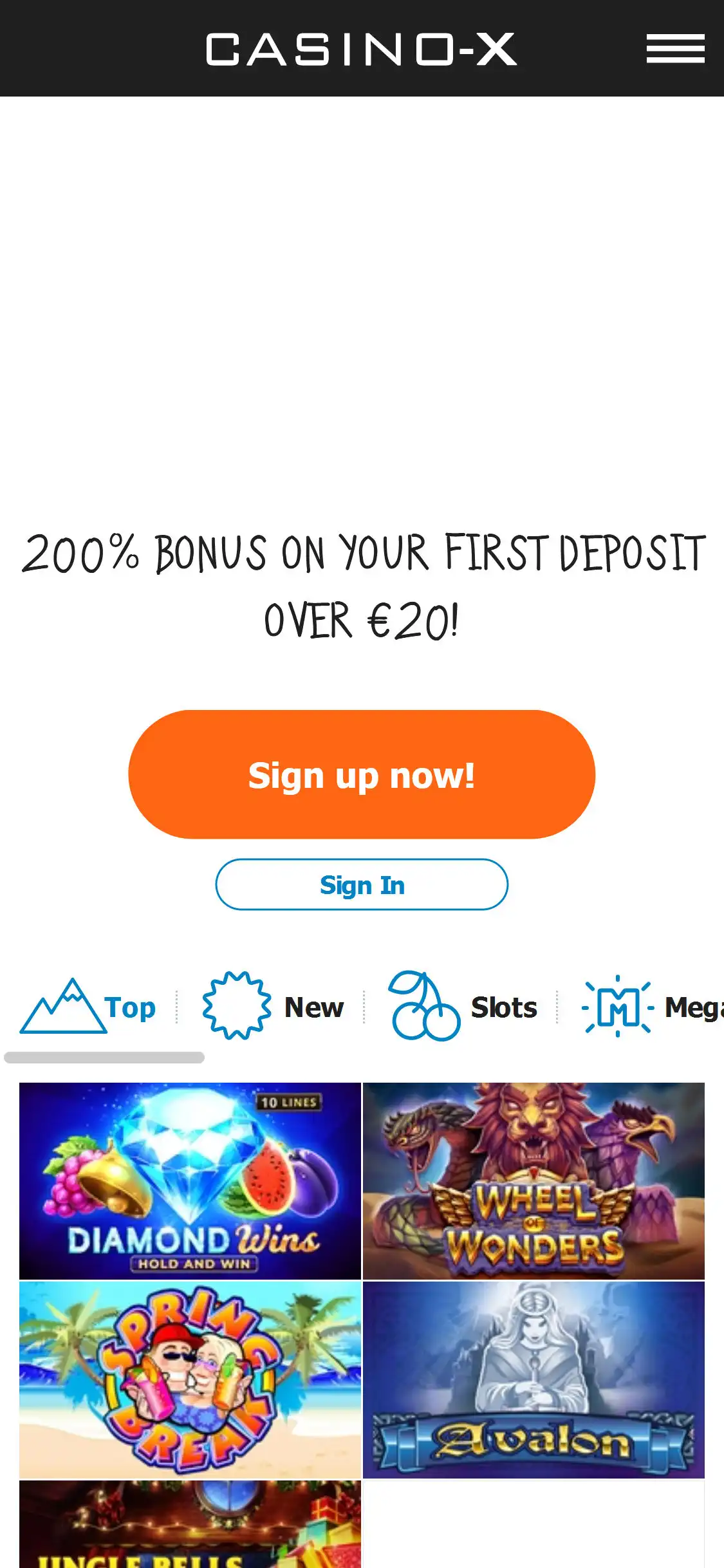 Casino X Mobile Review