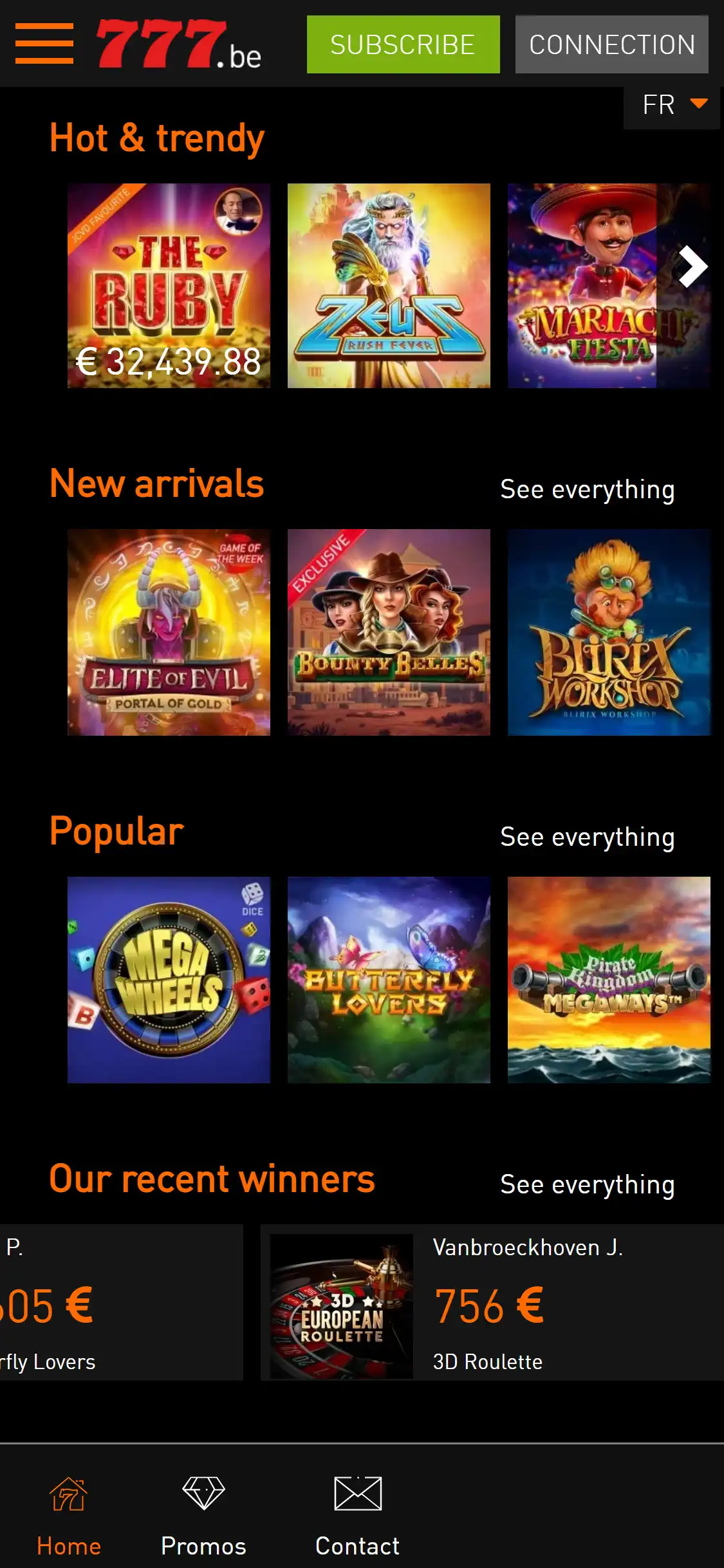 Casino 777 Mobile Games Review
